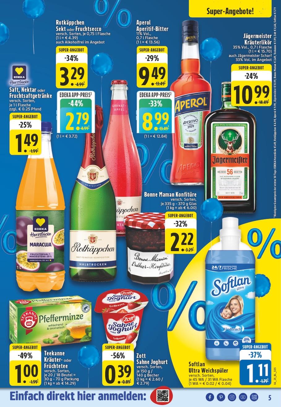 Edeka Prospekt ab Montag - Nordrhein - Westfalen Seite 5
