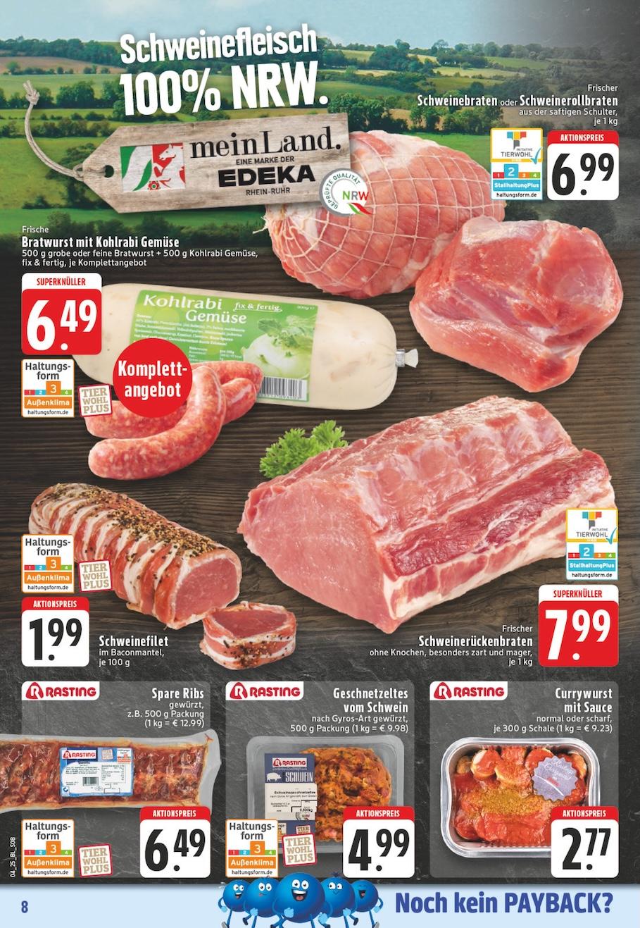Edeka Prospekt ab Montag - Nordrhein - Westfalen Seite 8
