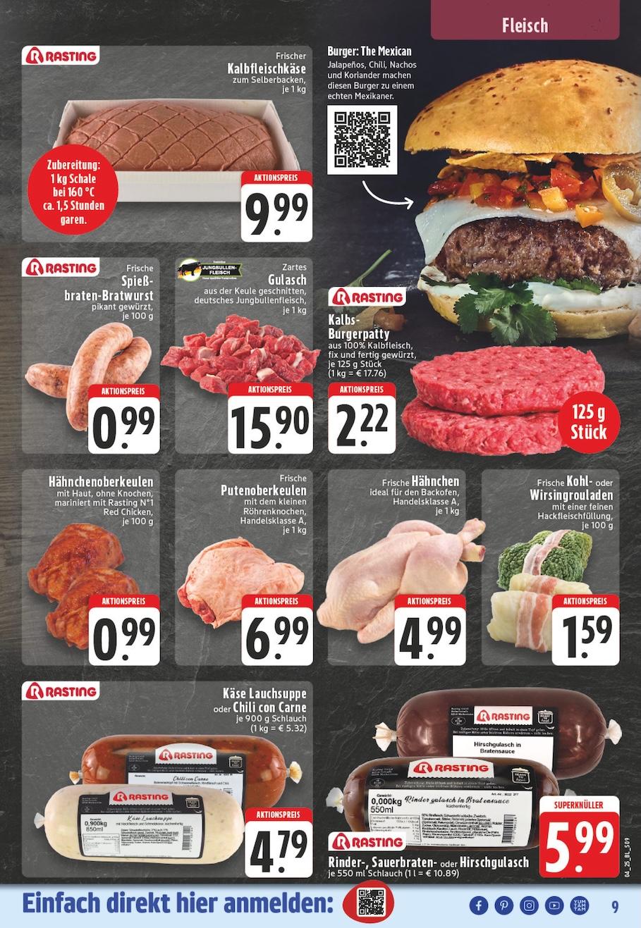 Edeka Prospekt ab Montag - Nordrhein - Westfalen Seite 9