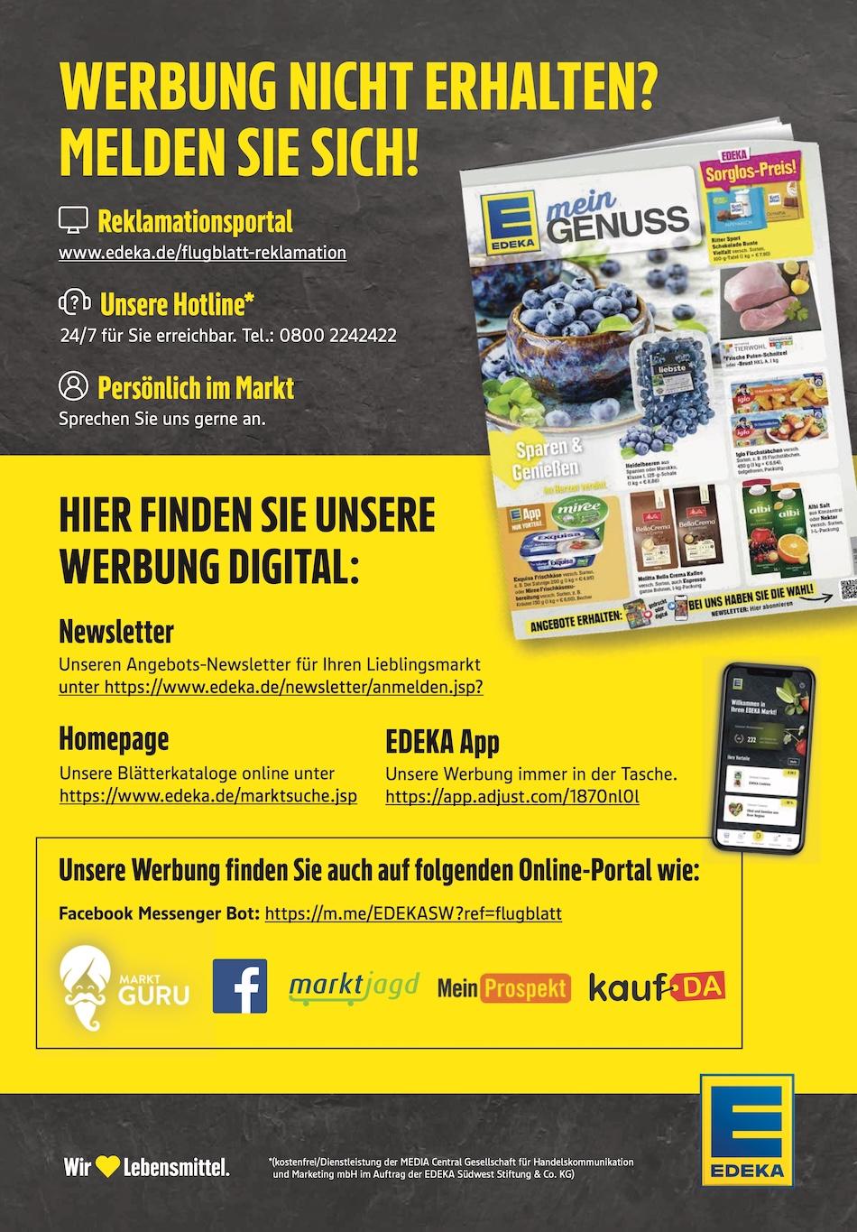 Edeka Prospekt ab Montag - Baden - Württemberg Seite 38
