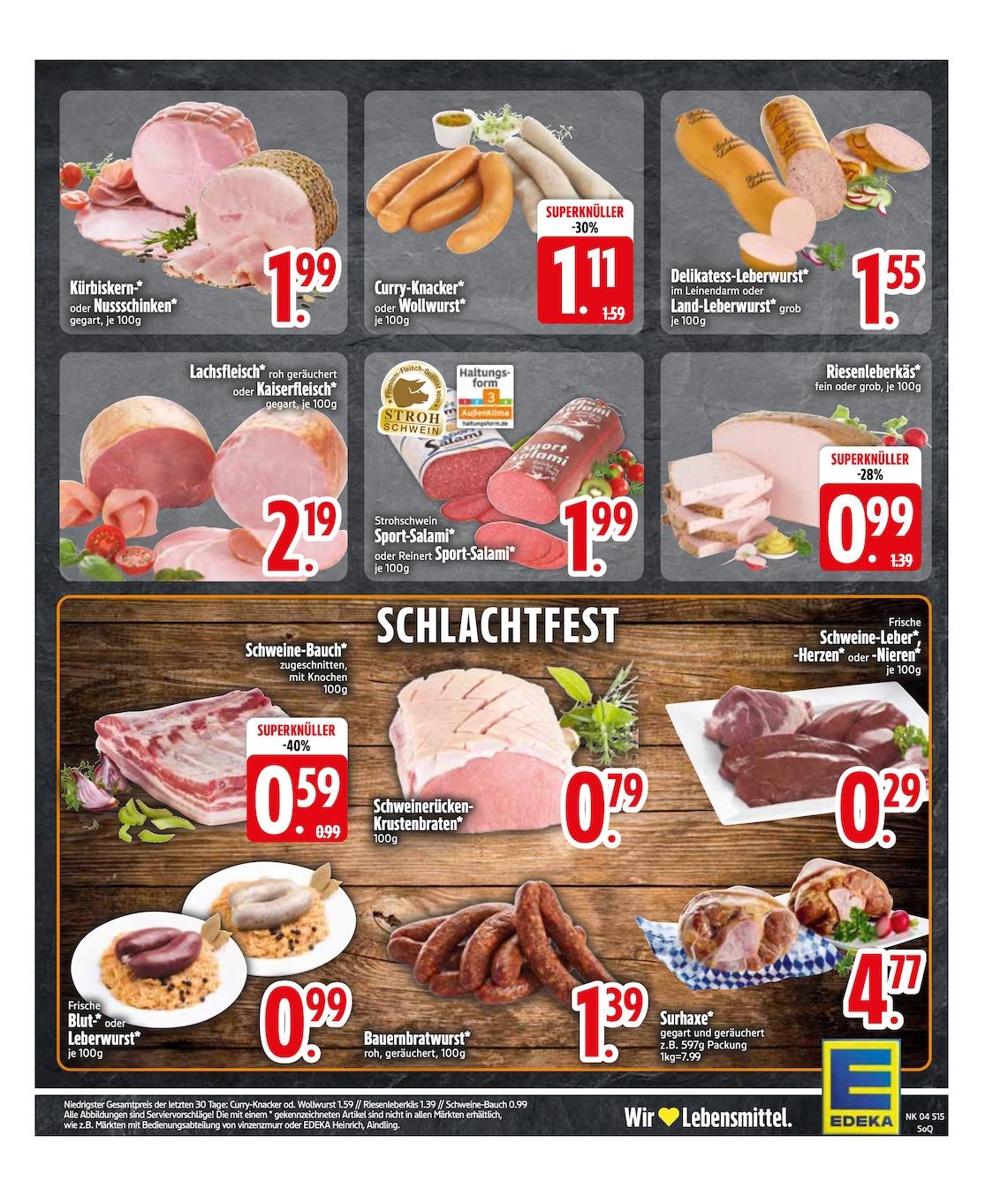 Edeka Prospekt ab Montag - Bayern Süd Seite 17