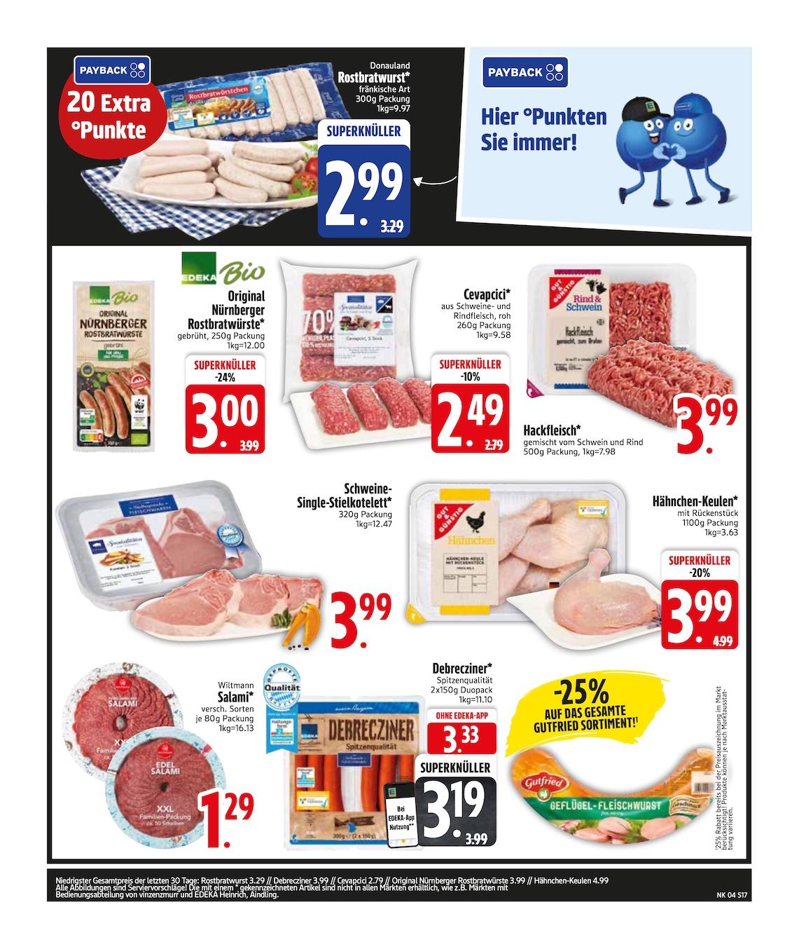 Edeka Prospekt ab Montag - Bayern Süd Seite 19