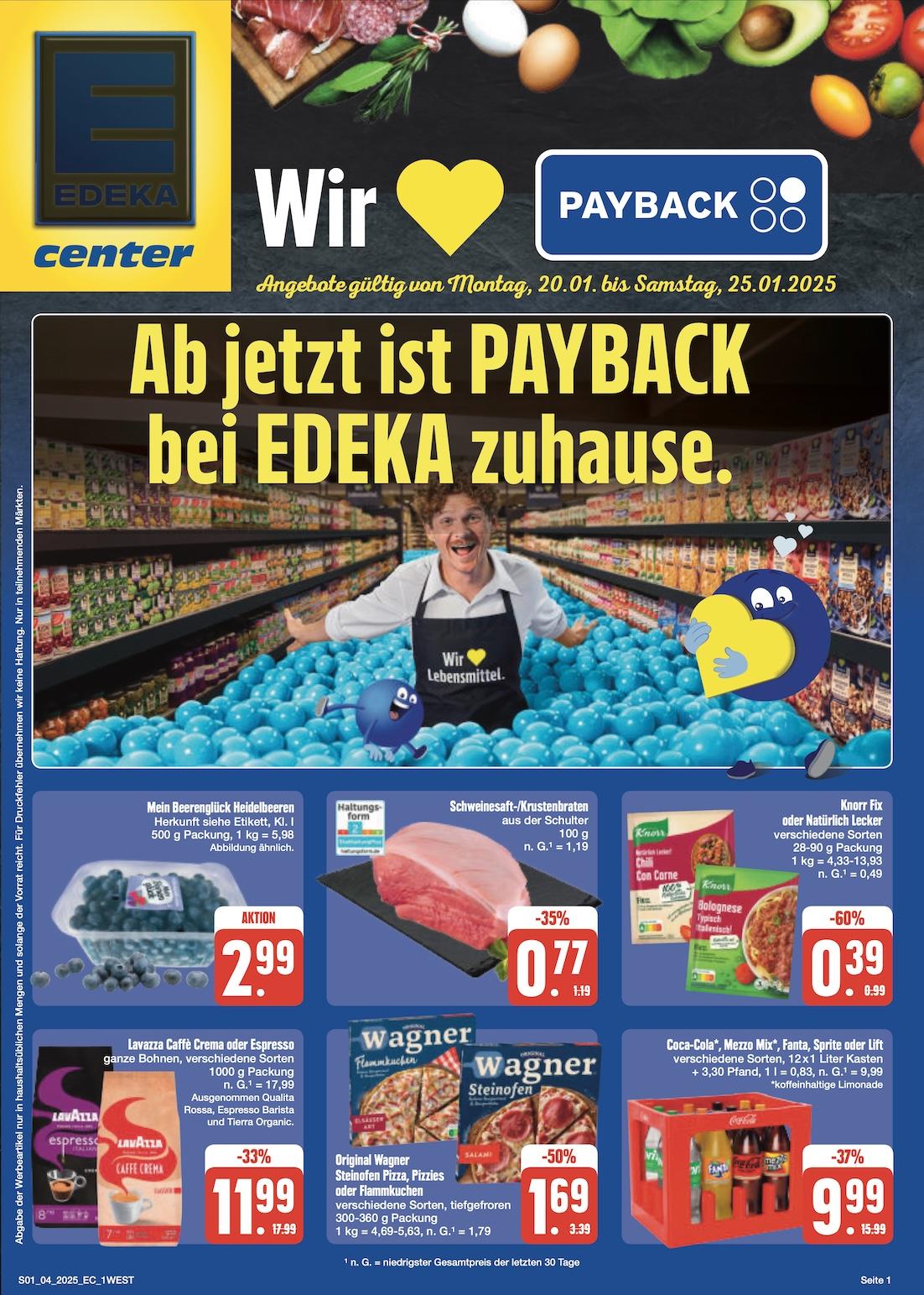 Edeka Prospekt ab Montag - Bayern Nord Seite 1