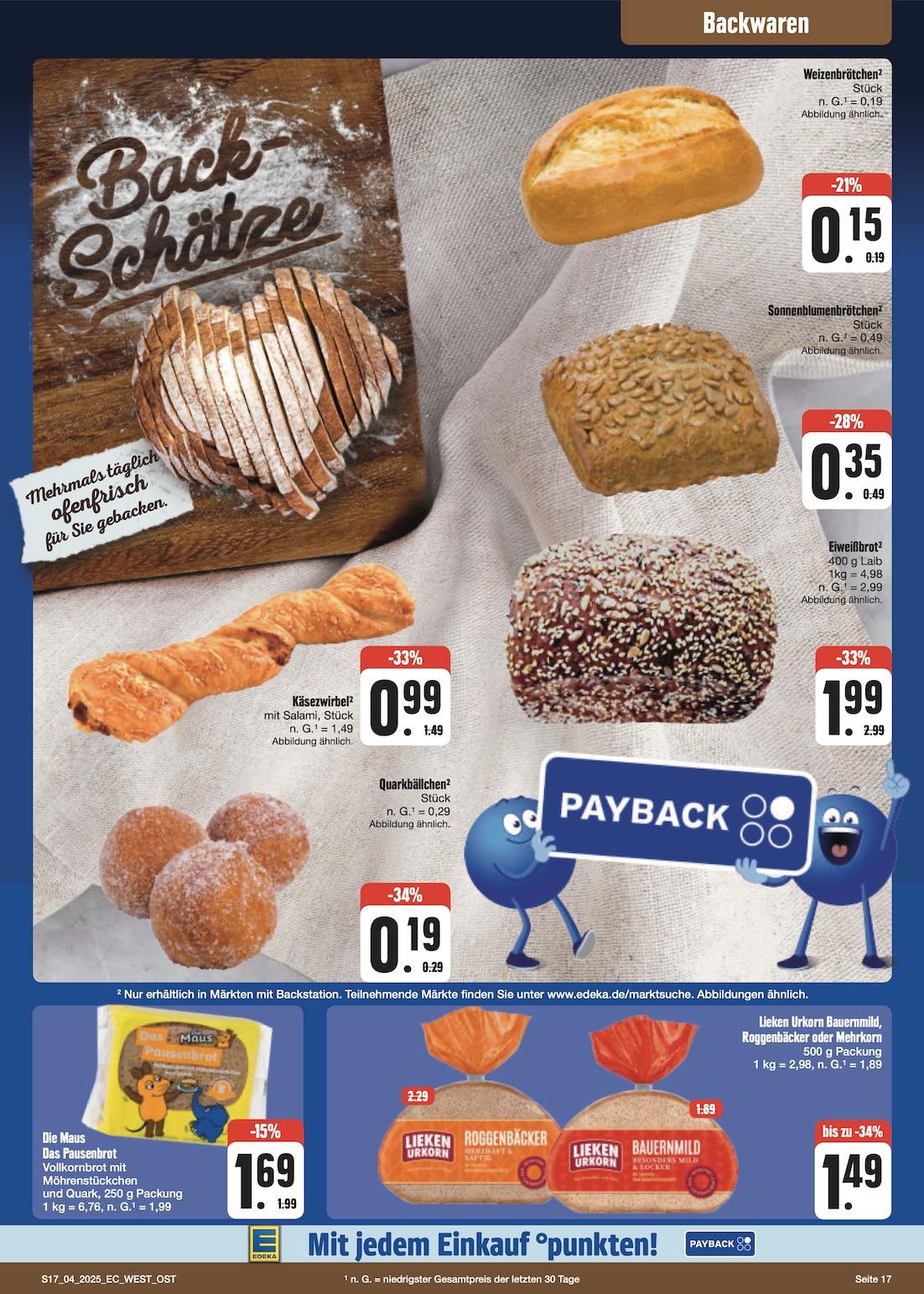 Edeka Prospekt ab Montag - Bayern Nord Seite 17