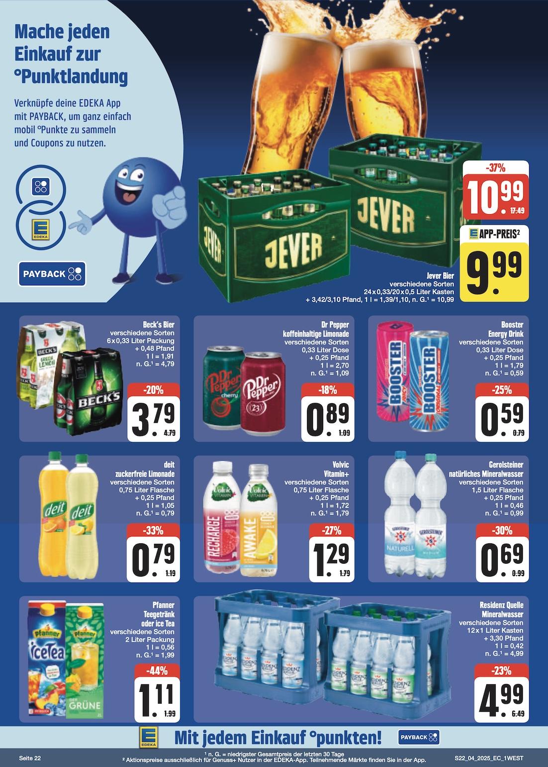 Edeka Prospekt ab Montag - Bayern Nord Seite 22
