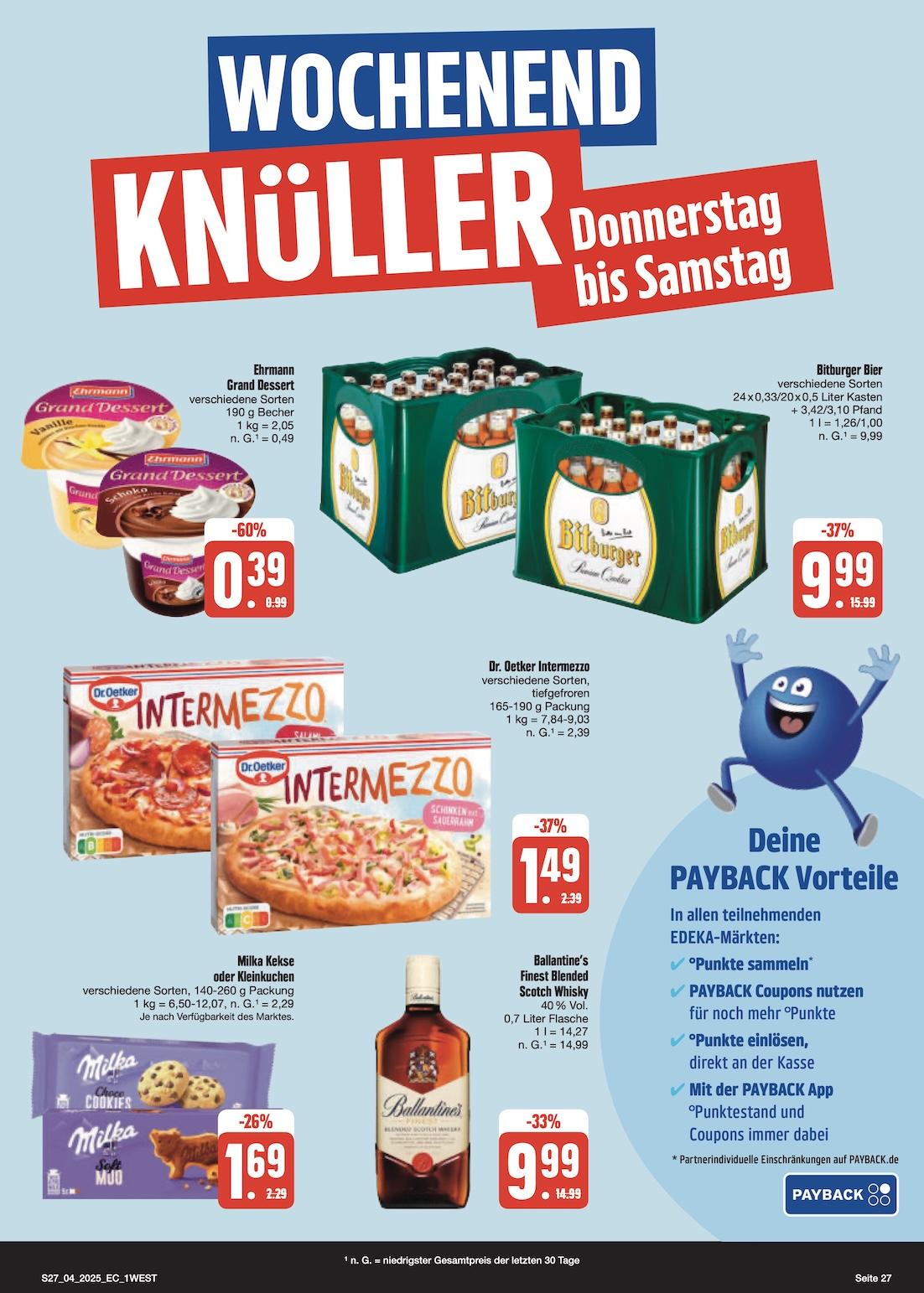 Edeka Prospekt ab Montag - Bayern Nord Seite 27