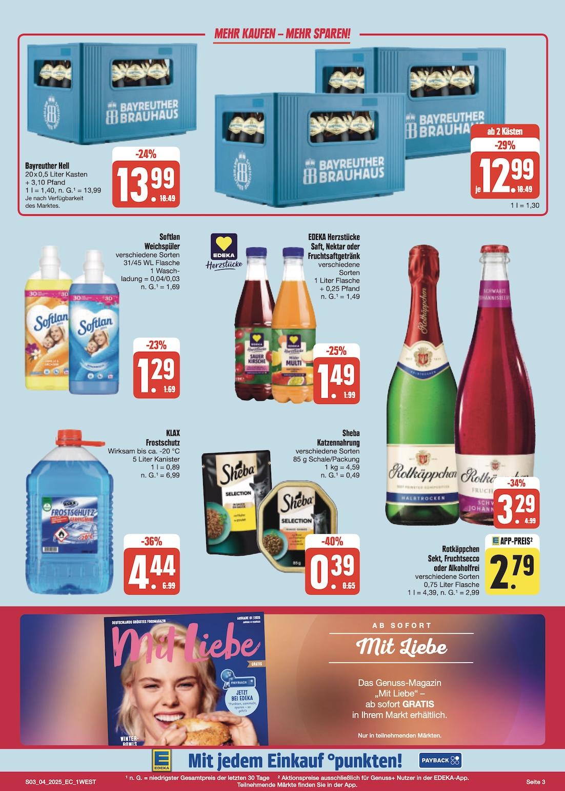 Edeka Prospekt ab Montag - Bayern Nord Seite 3