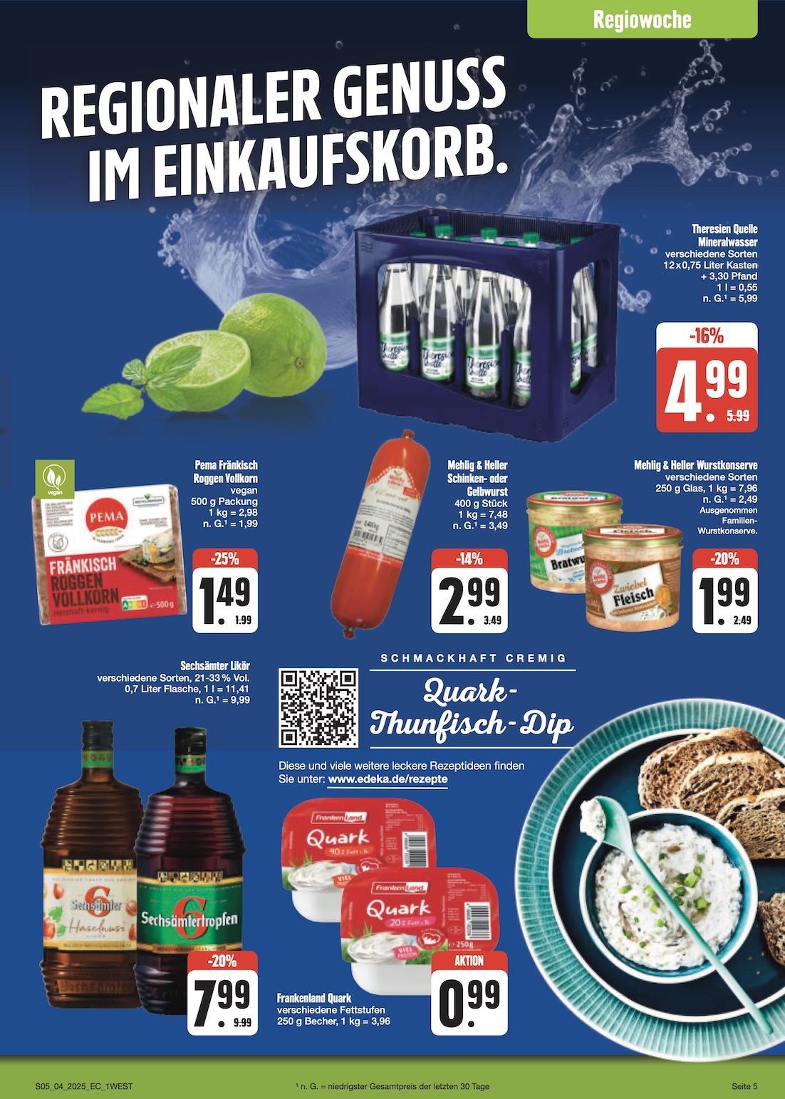 Edeka Prospekt ab Montag - Bayern Nord Seite 5