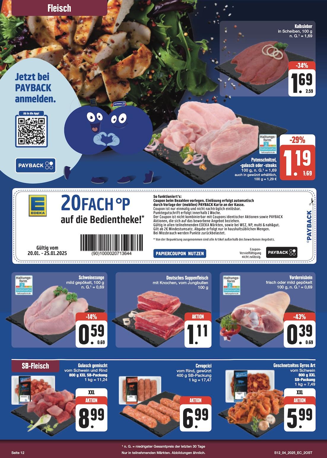 Edeka Prospekt ab Montag - Sachsen Seite 12