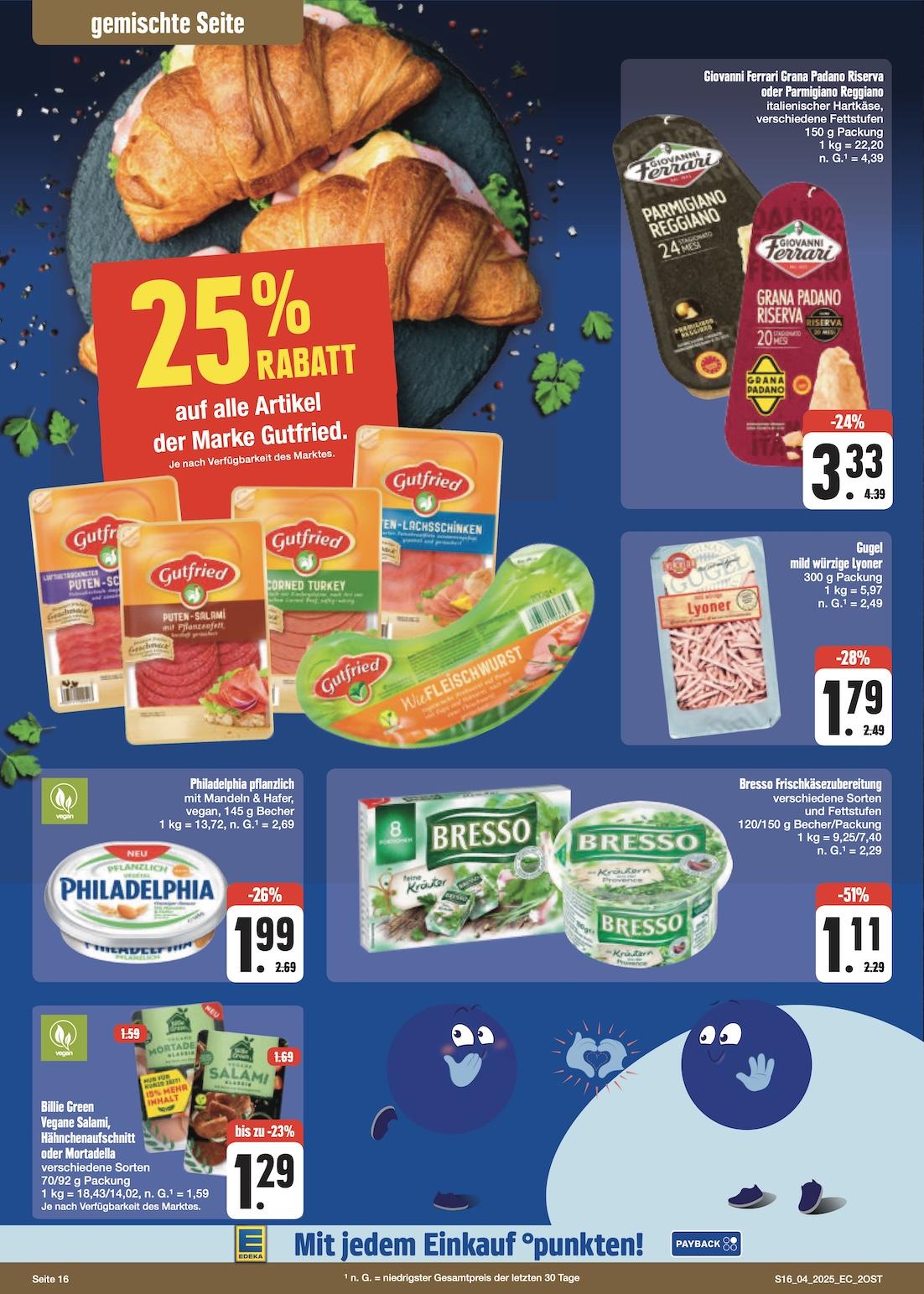 Edeka Prospekt ab Montag - Sachsen Seite 16