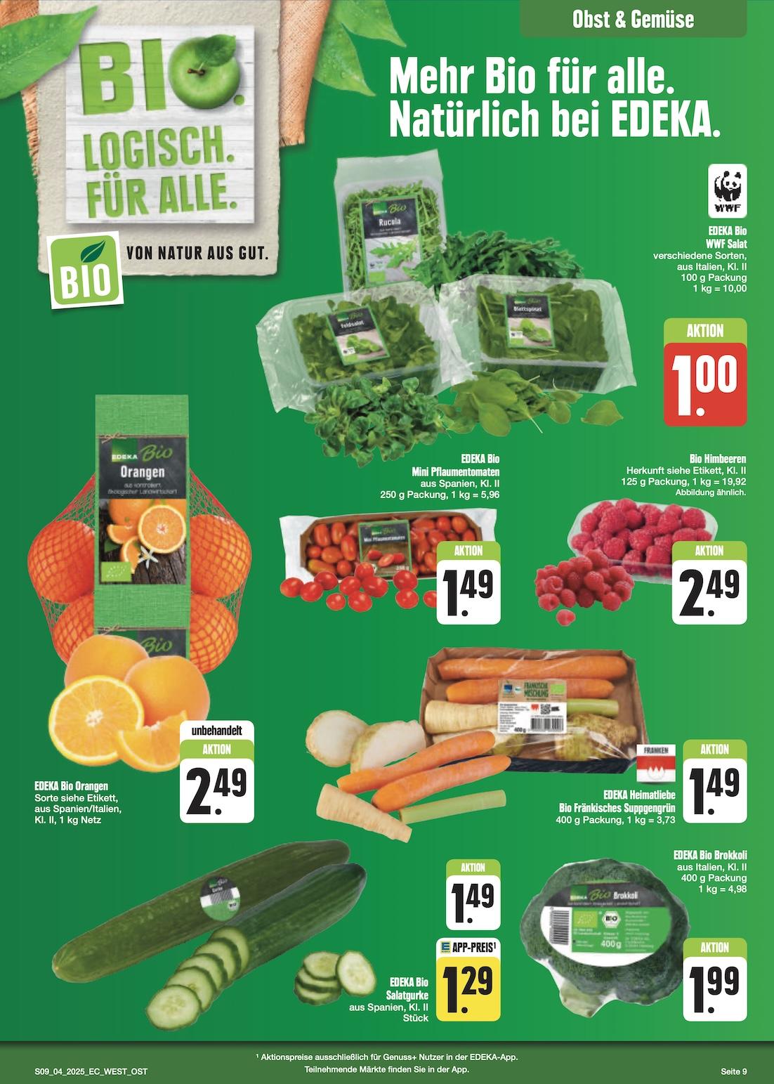 Edeka Prospekt ab Montag - Sachsen Seite 9