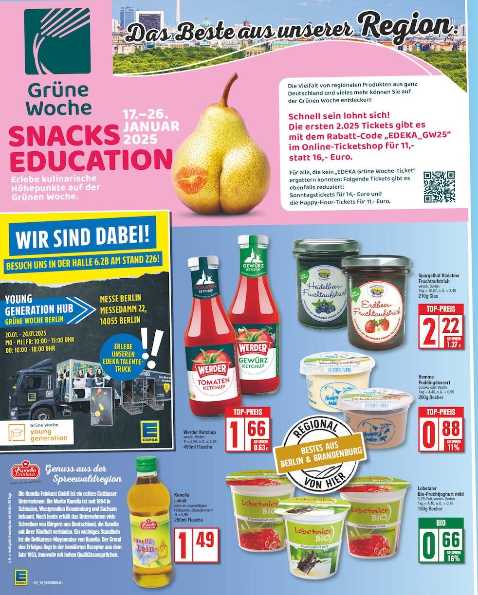 Edeka Prospekt ab Montag - Berlin Seite 14
