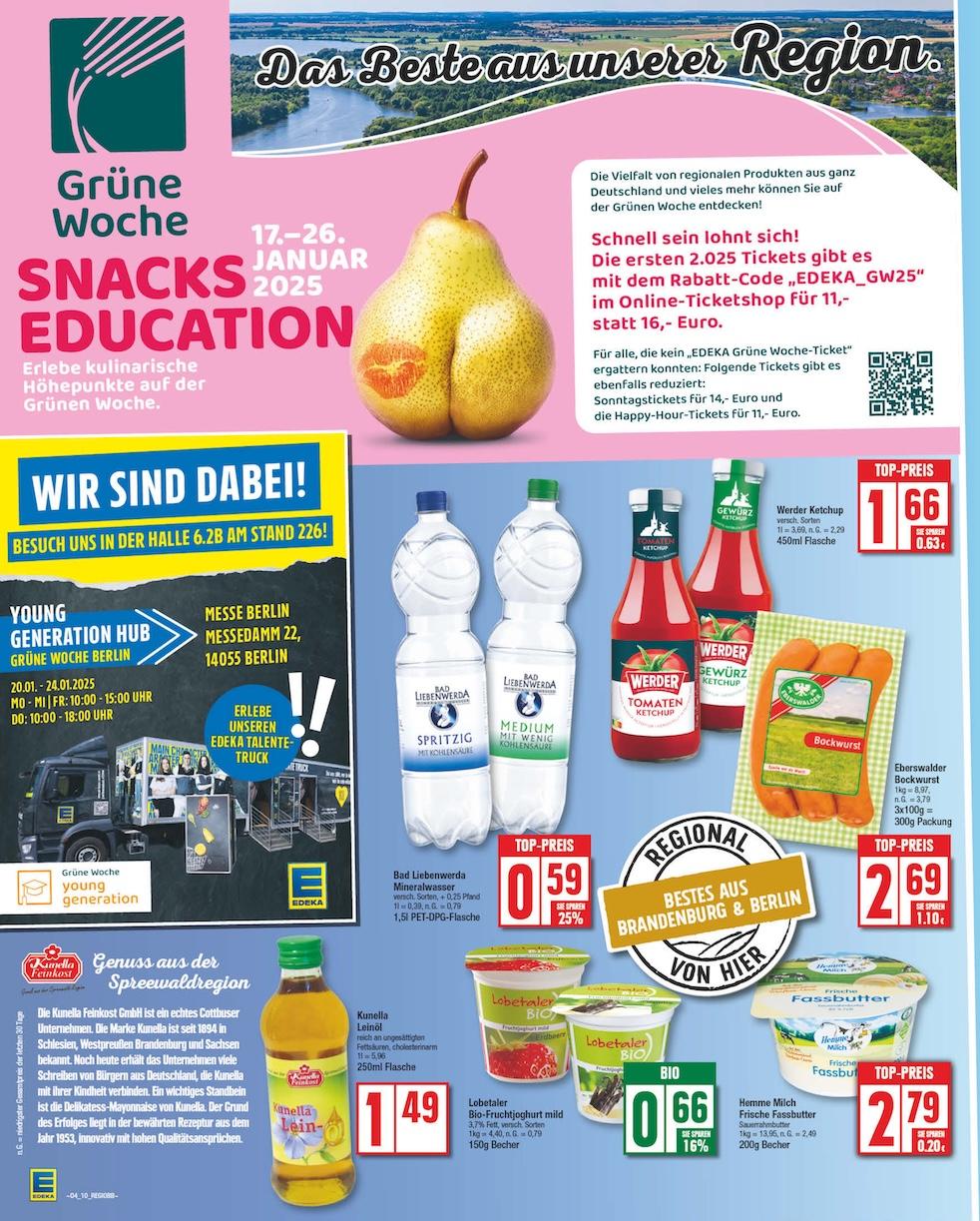 Edeka Prospekt ab Montag - Brandenburg Seite 14
