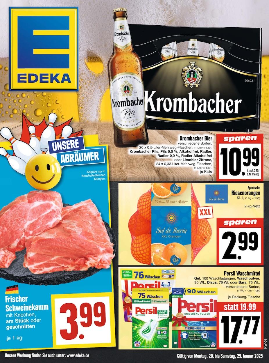 Edeka Prospekt ab Montag - Thüringen Seite 1