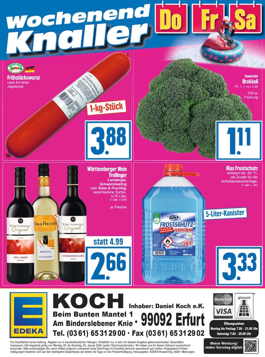 Edeka Prospekt ab Montag - Thüringen Seite 16