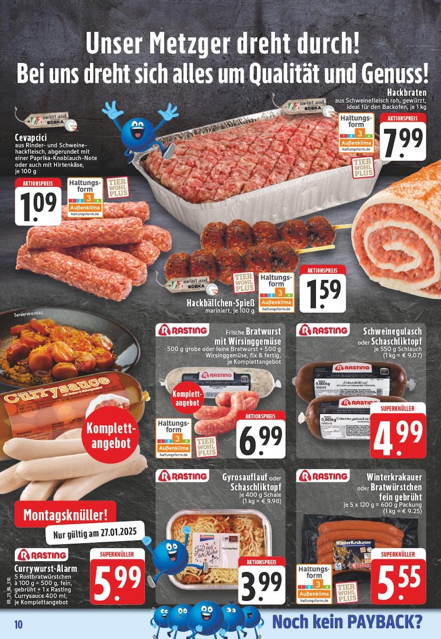 Edeka Prospekt ab Montag - Nordrhein - Westfalen Seite 10