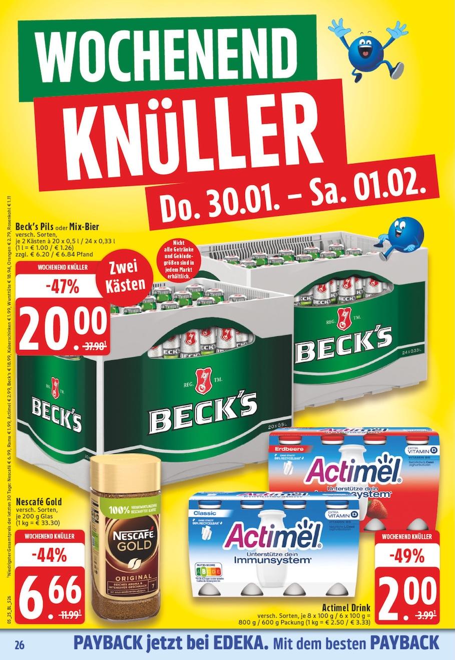 Edeka Prospekt ab Montag - Nordrhein - Westfalen Seite 26
