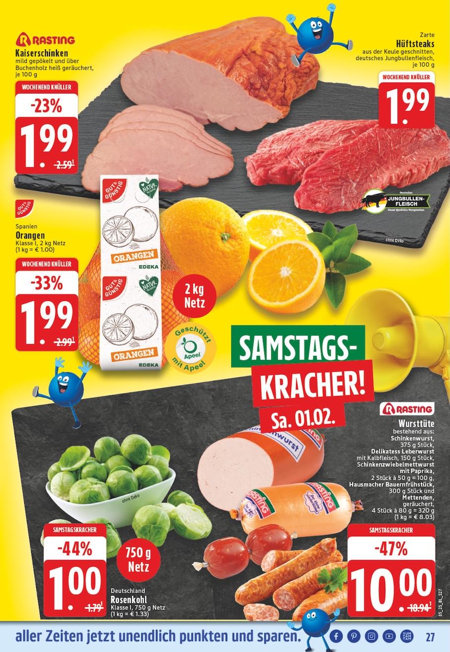 Edeka Prospekt ab Montag - Nordrhein - Westfalen Seite 27