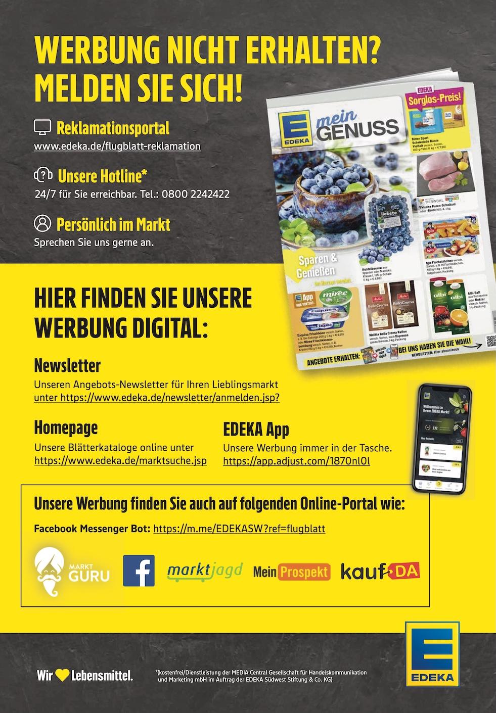 Edeka Prospekt ab Montag - Rheinland - Pfalz Seite 40