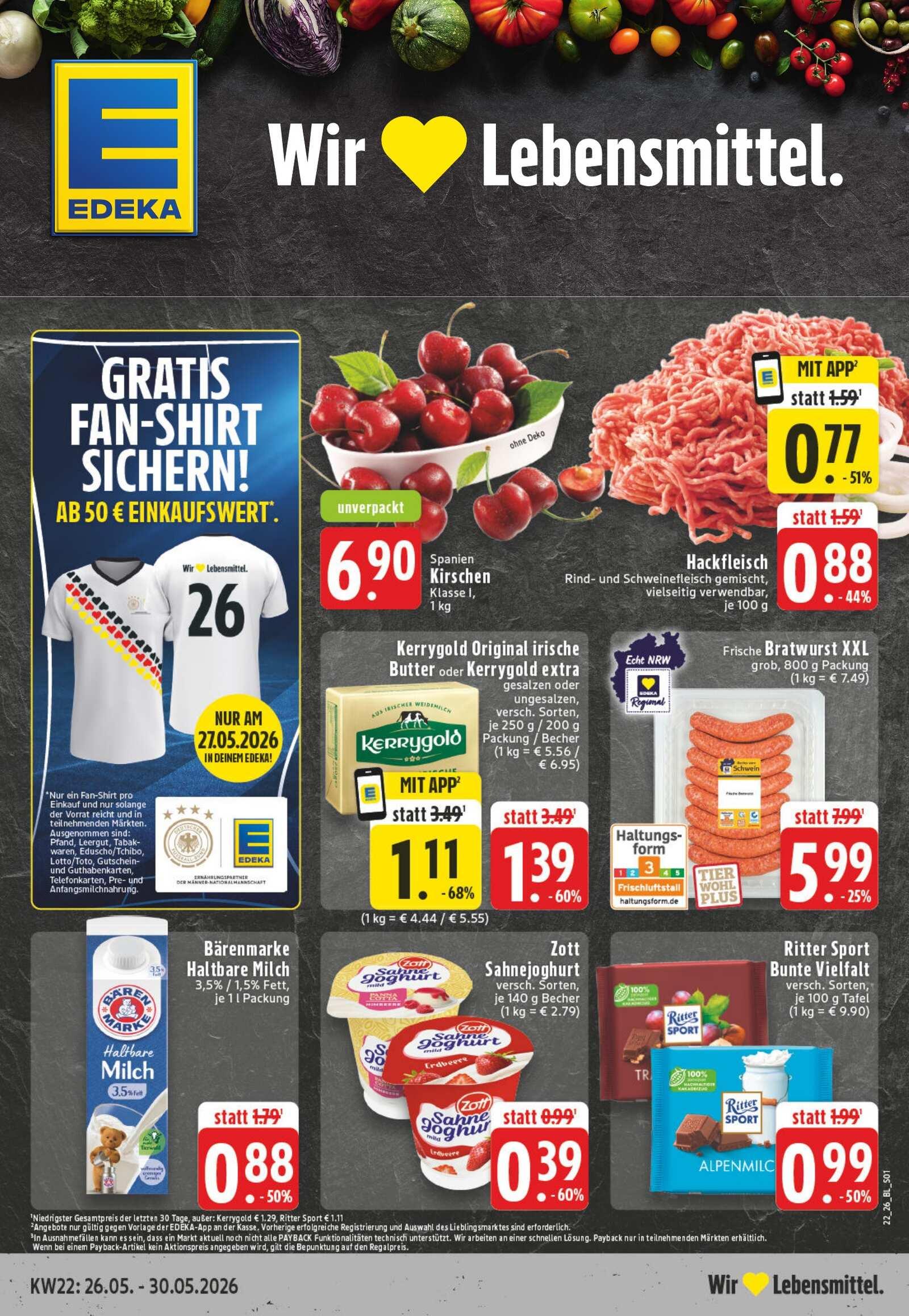 Edeka Prospekt ab Dienstag - Nordrhein-Westfalen Seite 1