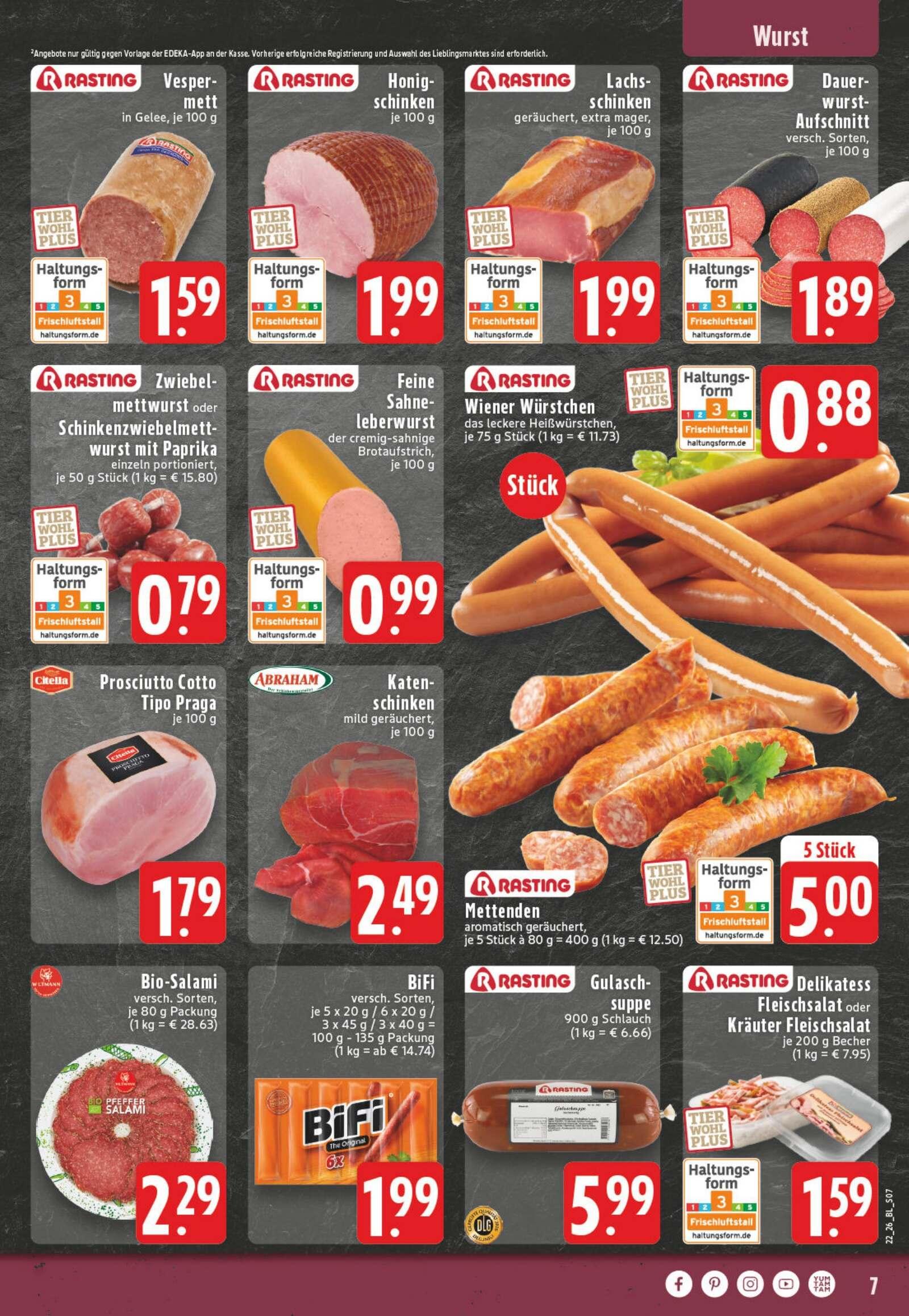 Edeka Prospekt ab Dienstag - Nordrhein-Westfalen Seite 19
