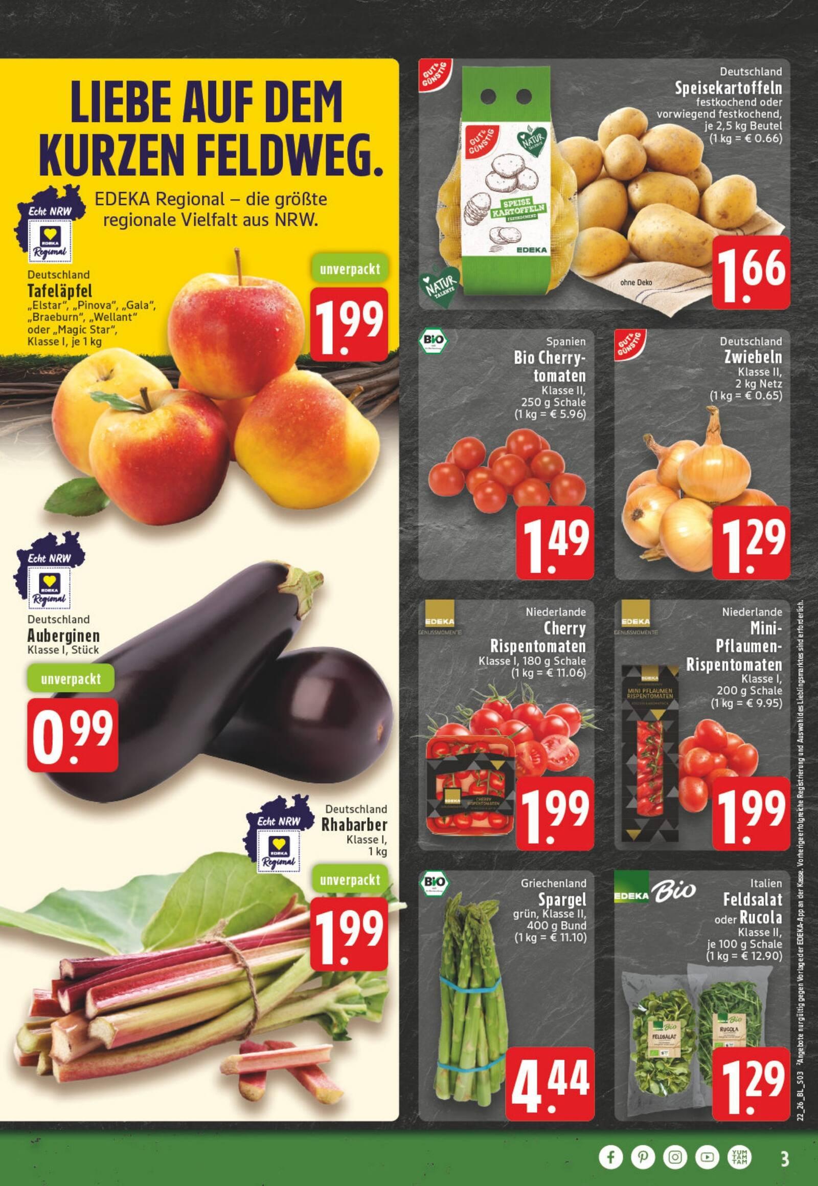 Edeka Prospekt ab Dienstag - Nordrhein-Westfalen Seite 23