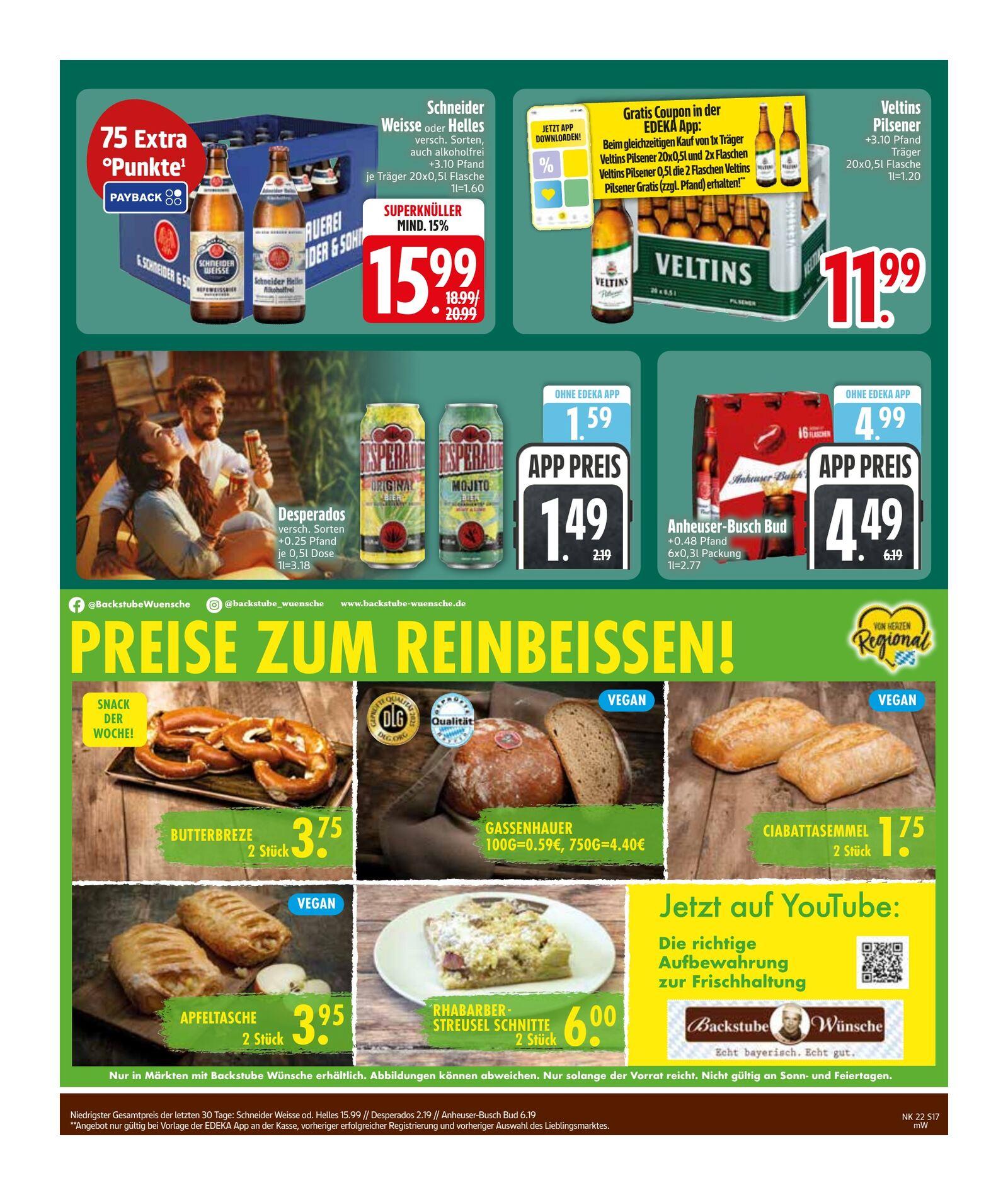 Edeka Prospekt ab Dienstag - Bayern Süd Seite 9