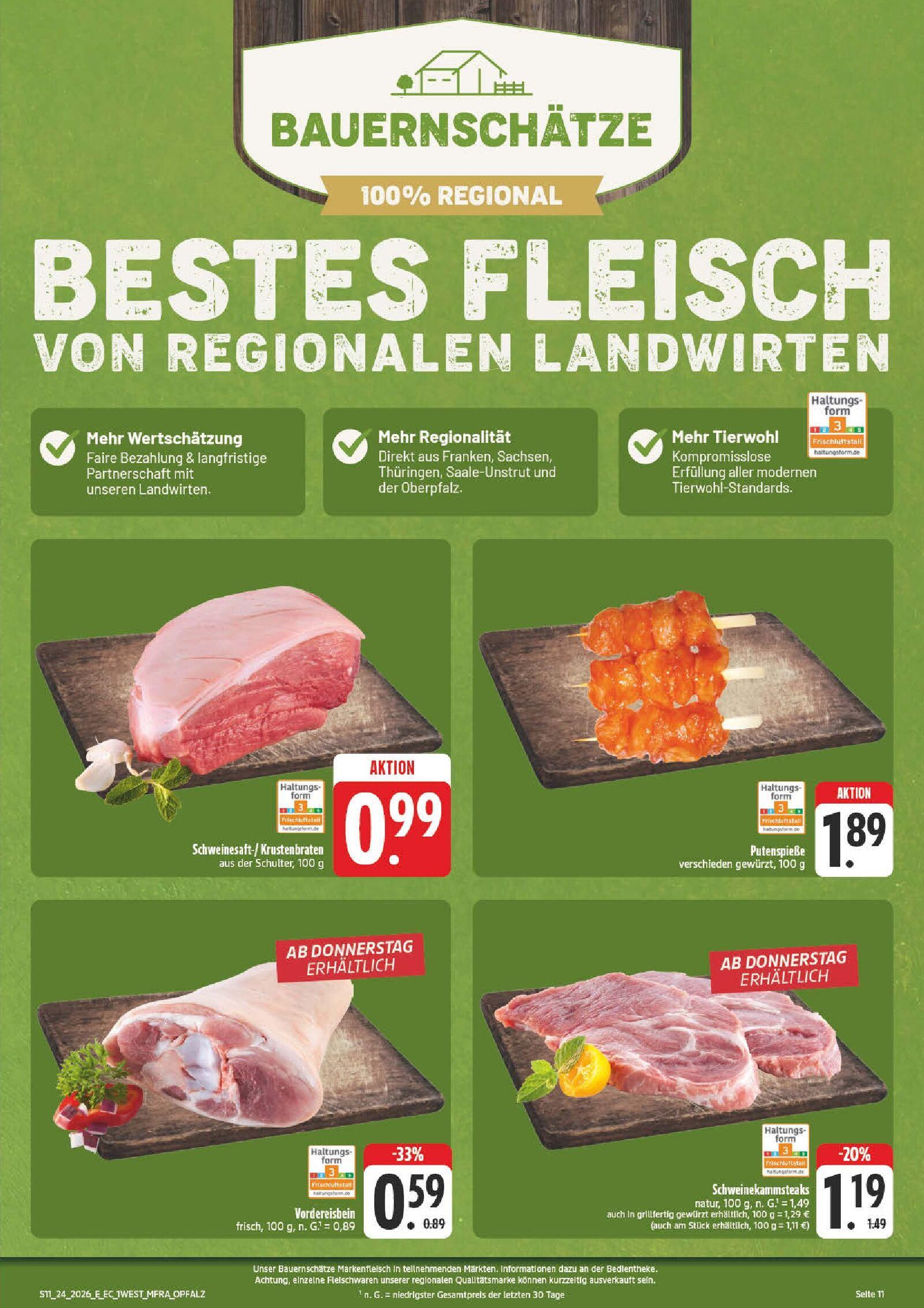 Edeka Prospekt ab Montag - Bayern Nord Seite 11