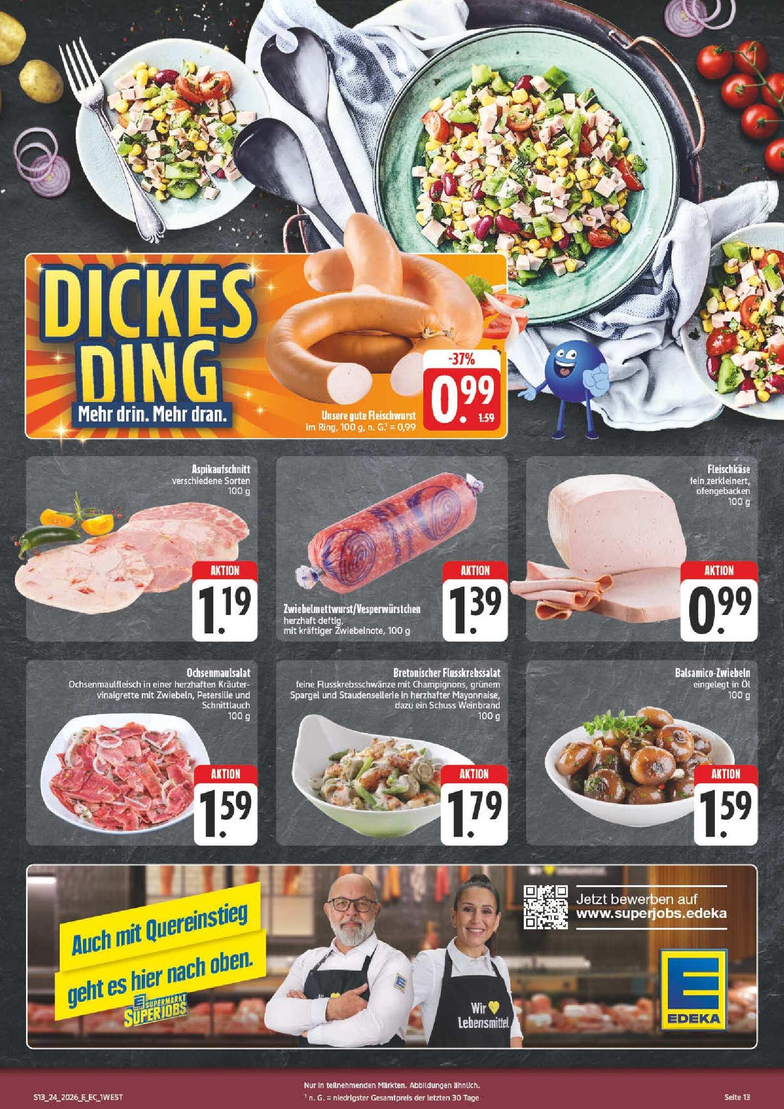 Edeka Prospekt ab Montag - Bayern Nord Seite 13
