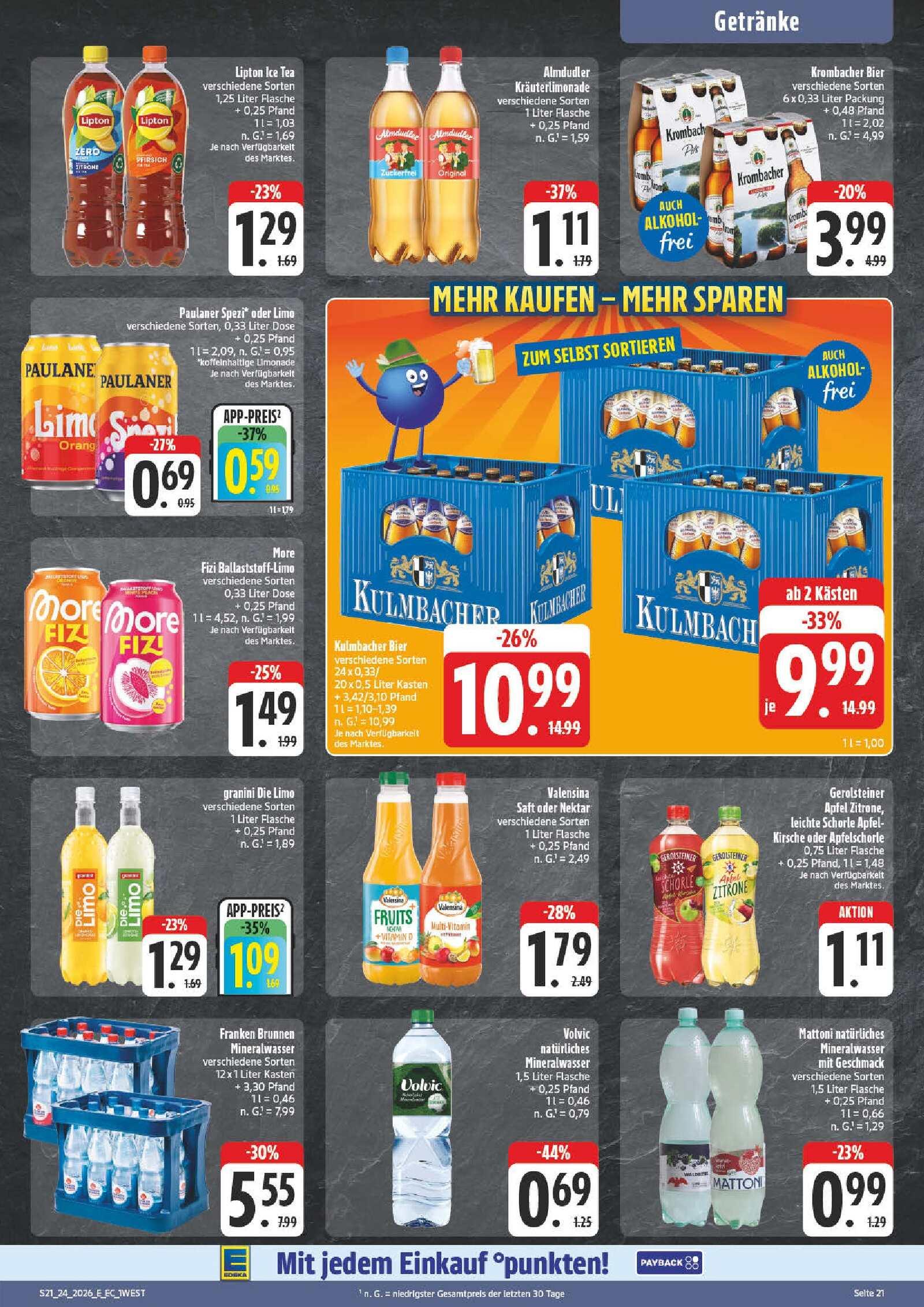 Edeka Prospekt ab Montag - Bayern Nord Seite 21