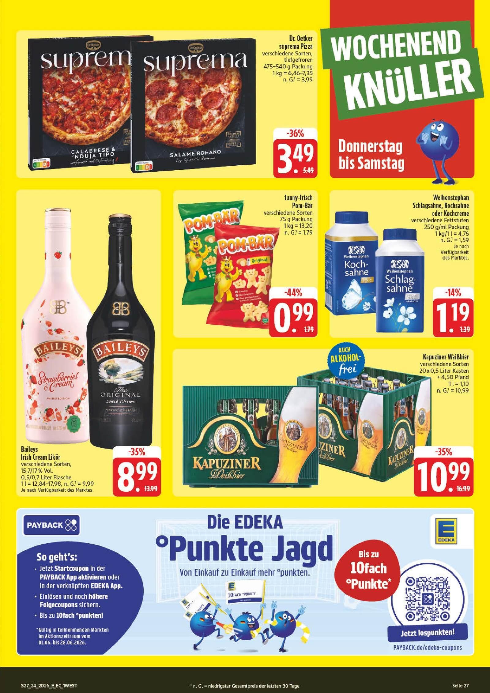 Edeka Prospekt ab Montag - Bayern Nord Seite 27