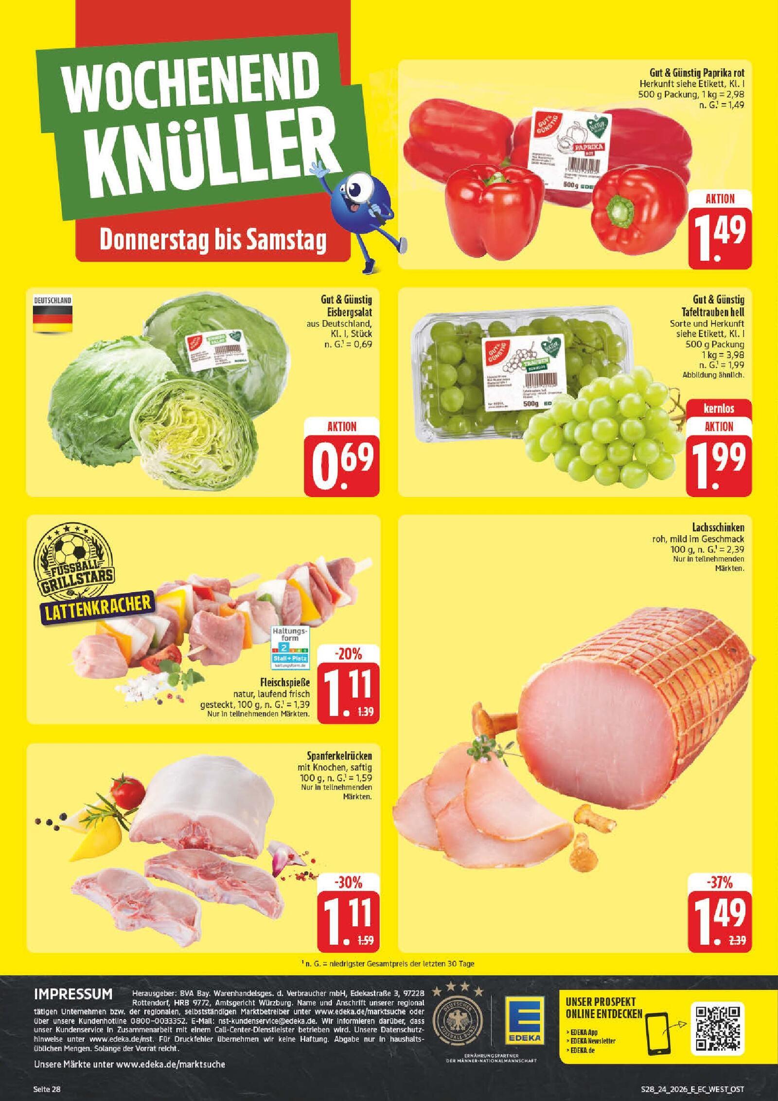 Edeka Prospekt ab Montag - Bayern Nord Seite 28