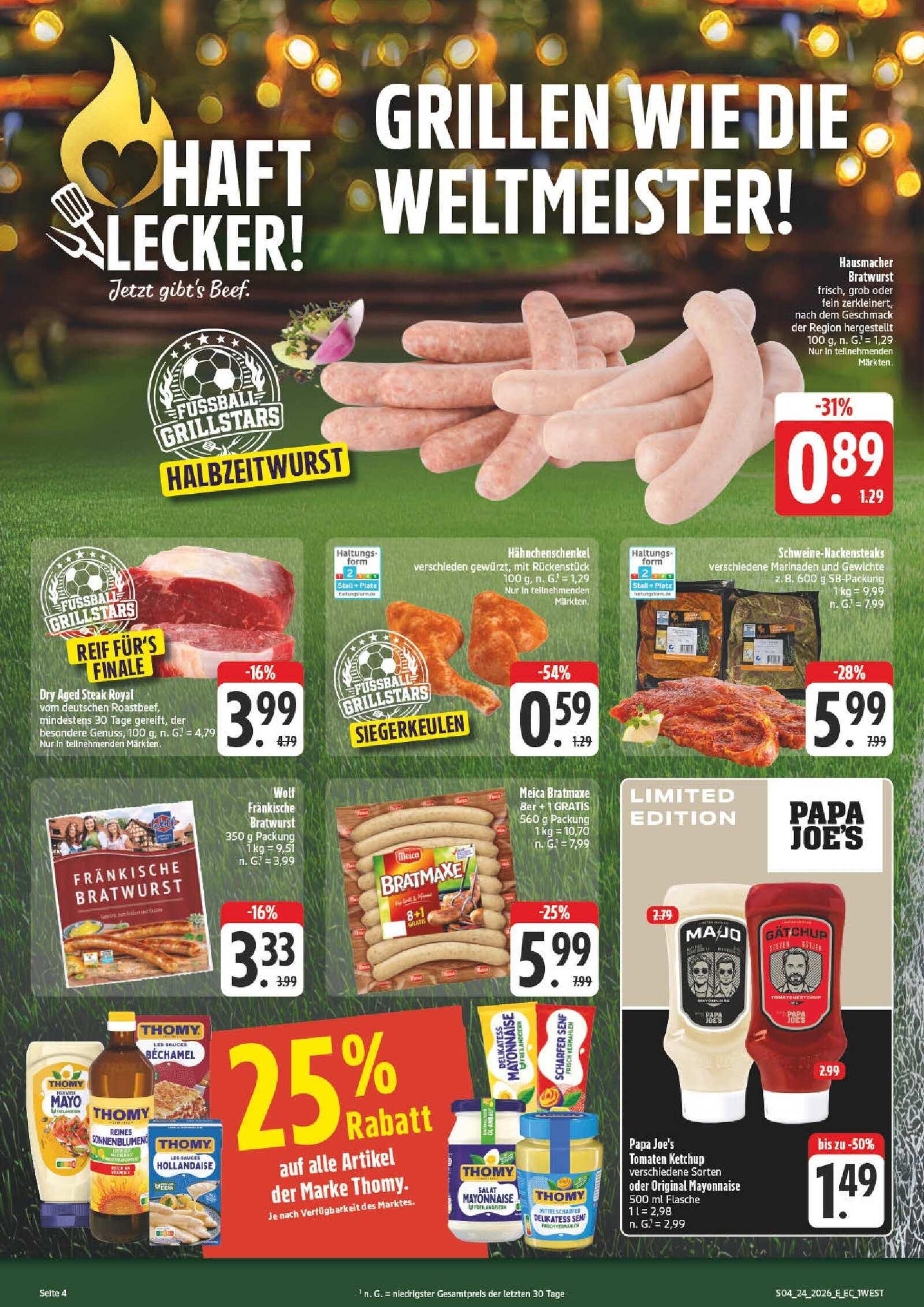 Edeka Prospekt ab Montag - Bayern Nord Seite 4