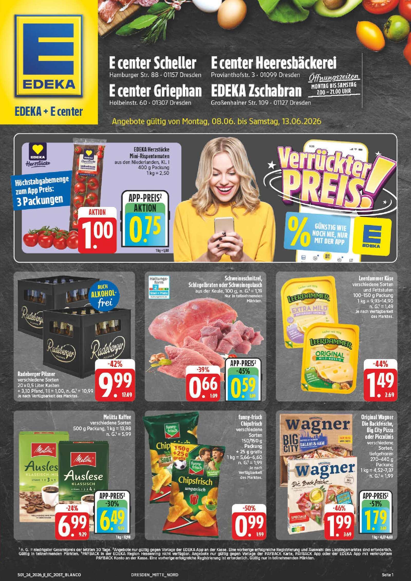 Edeka Prospekt ab Montag - Sachsen Seite 1
