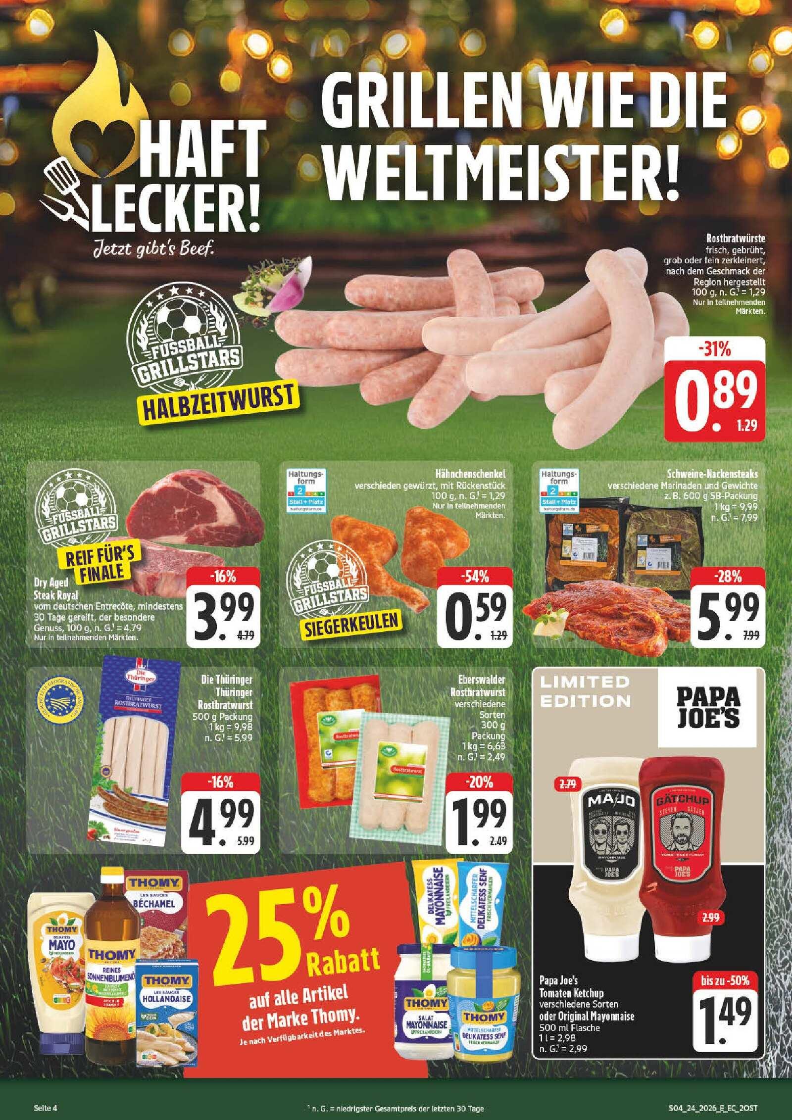 Edeka Prospekt ab Montag - Sachsen Seite 4