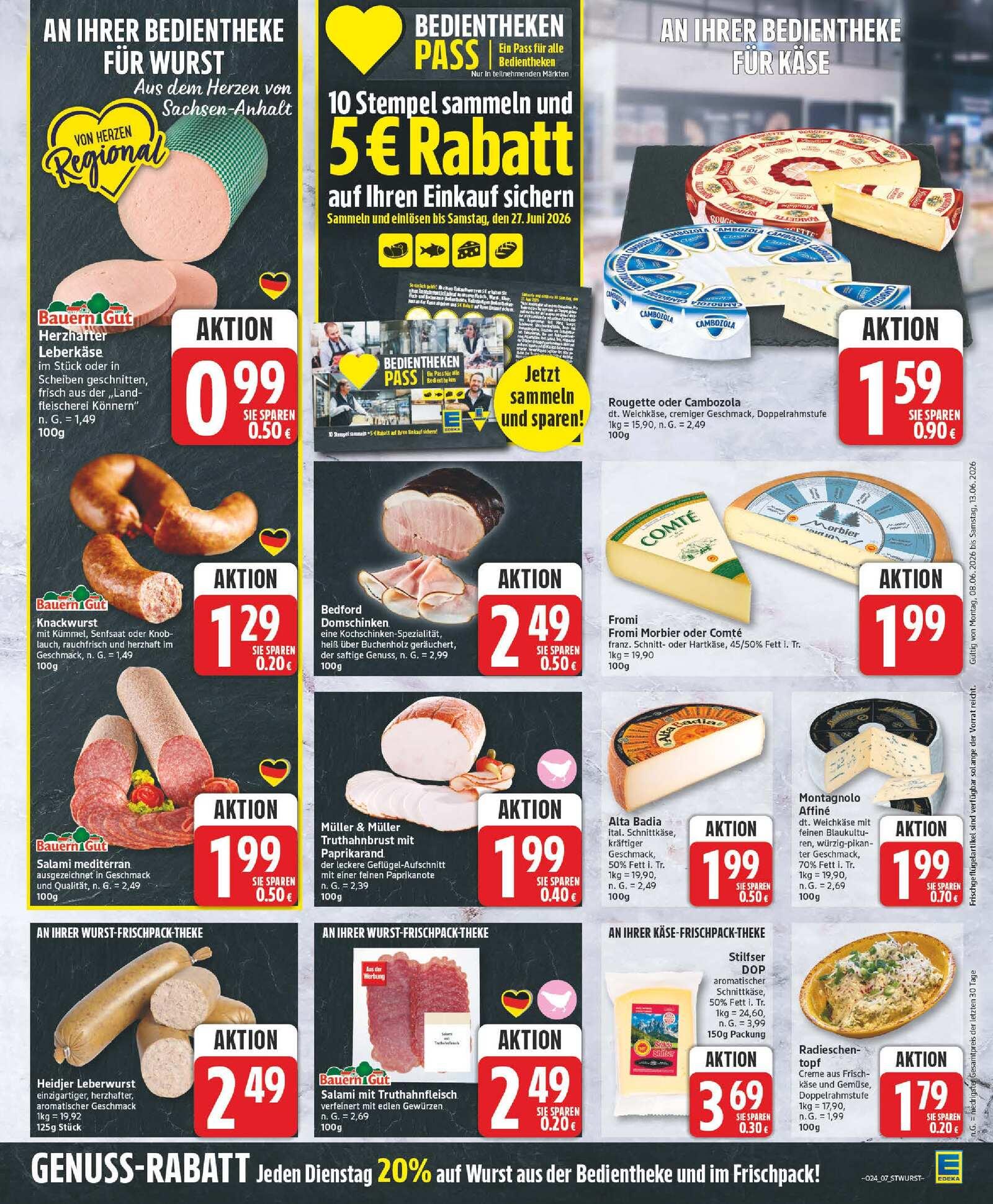 Edeka Prospekt ab Montag - Sachsen-Anhalt Seite 7