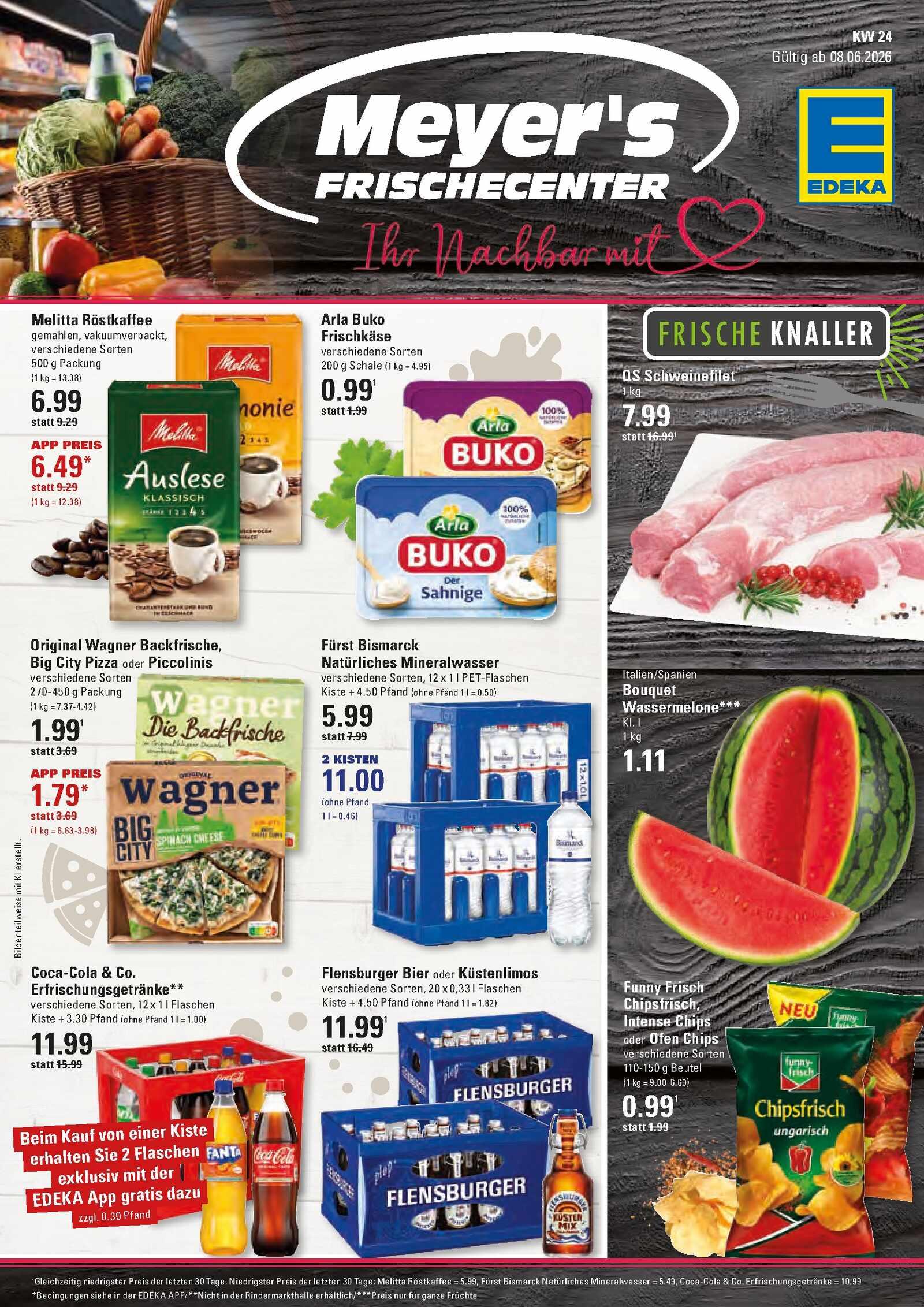 Edeka Prospekt ab Montag - Hamburg Seite 1