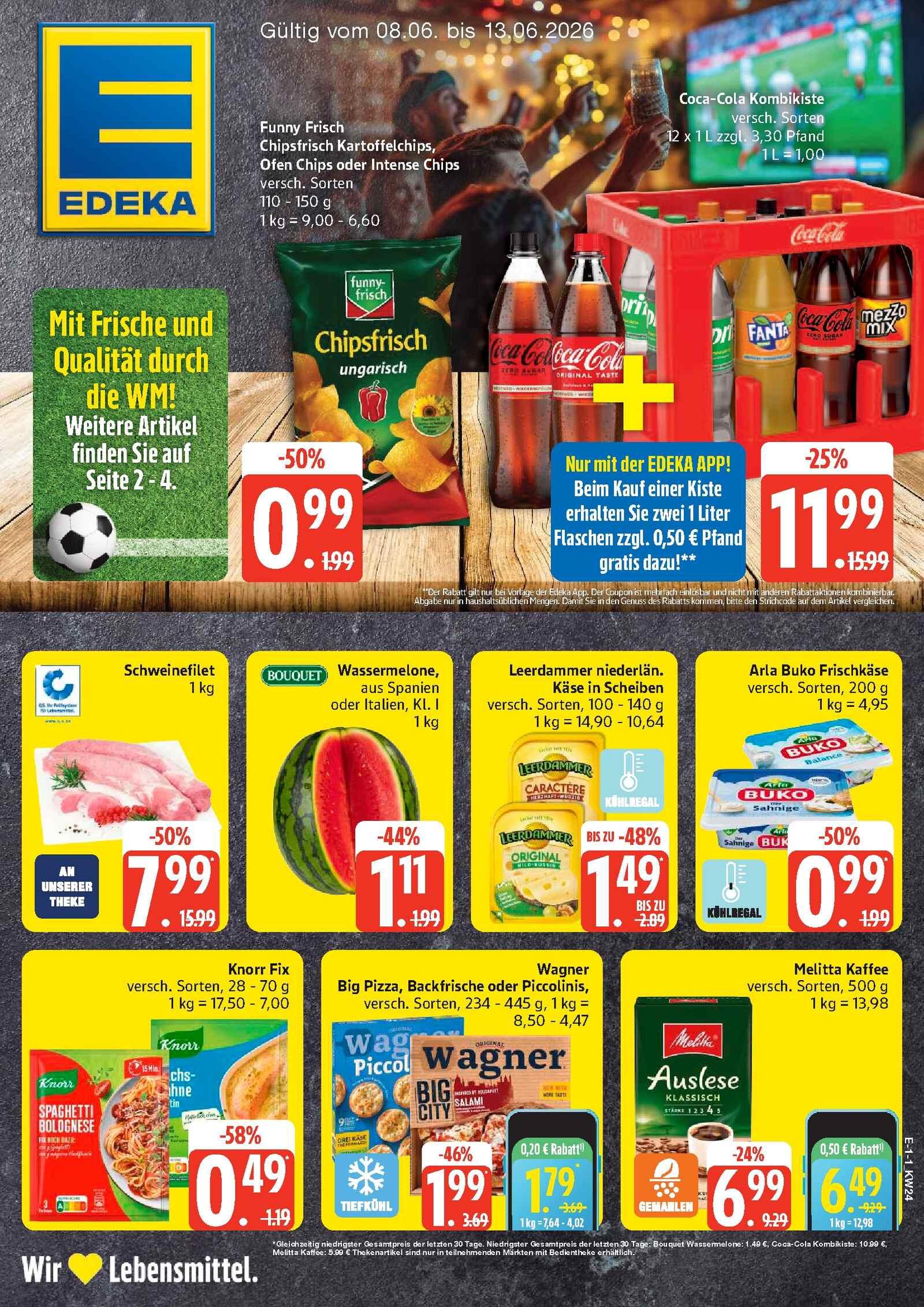 Edeka Prospekt ab Montag - Schleswig - Holstein Seite 1