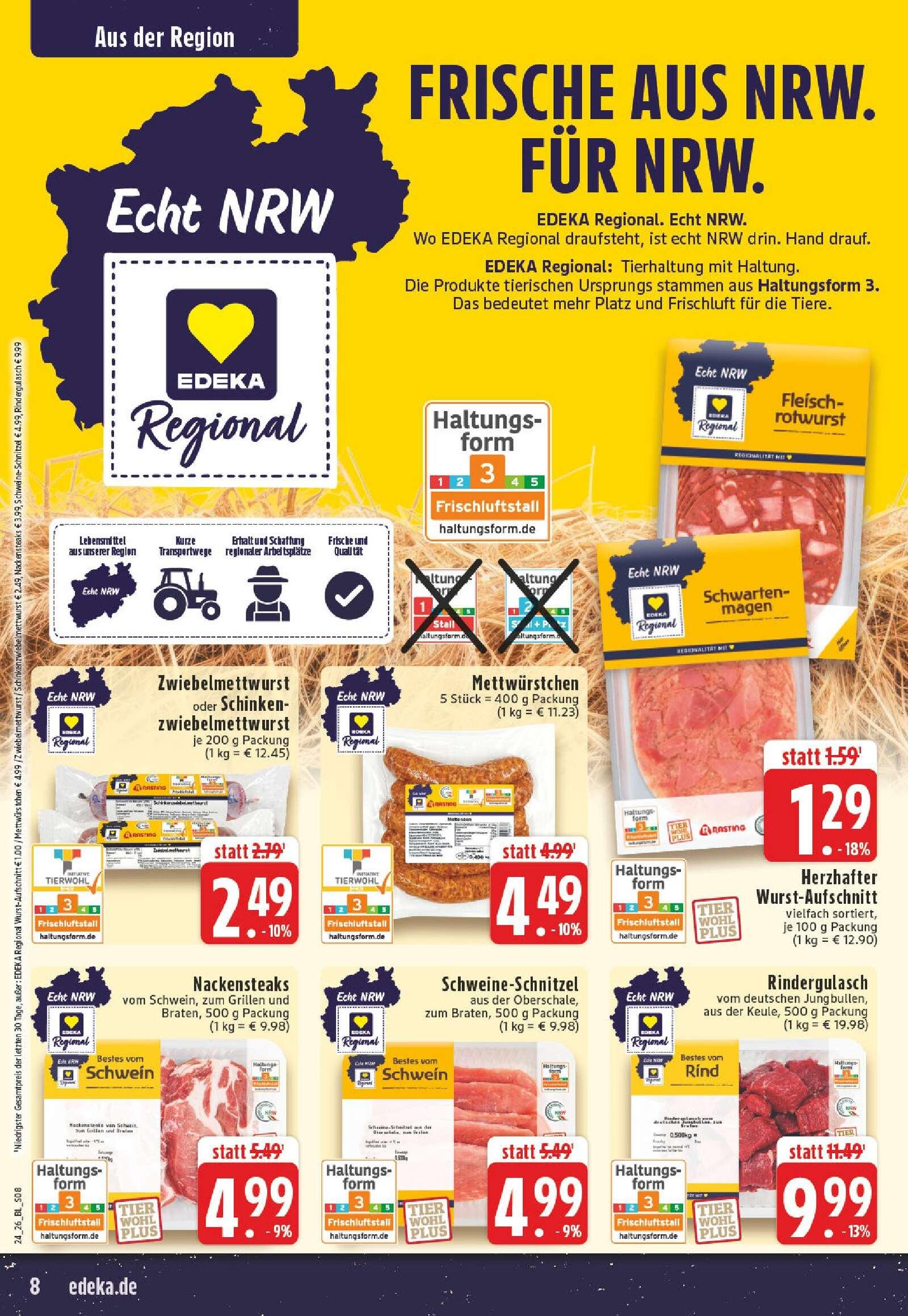 Edeka Prospekt ab Montag - Nordrhein - Westfalen Seite 10