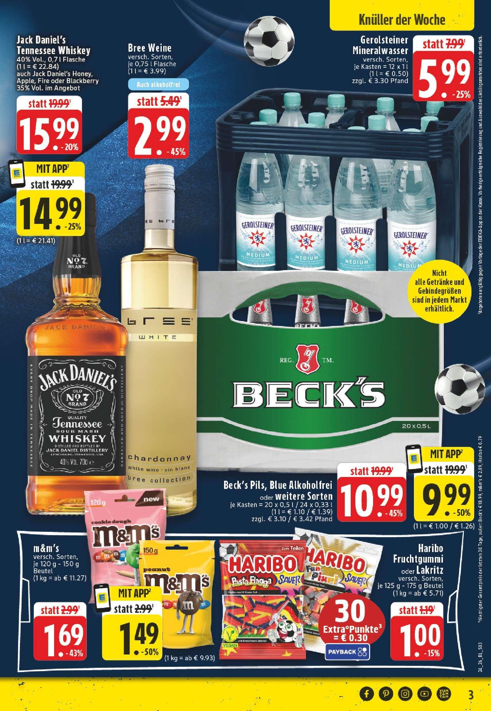 Edeka Prospekt ab Montag - Nordrhein - Westfalen Seite 3