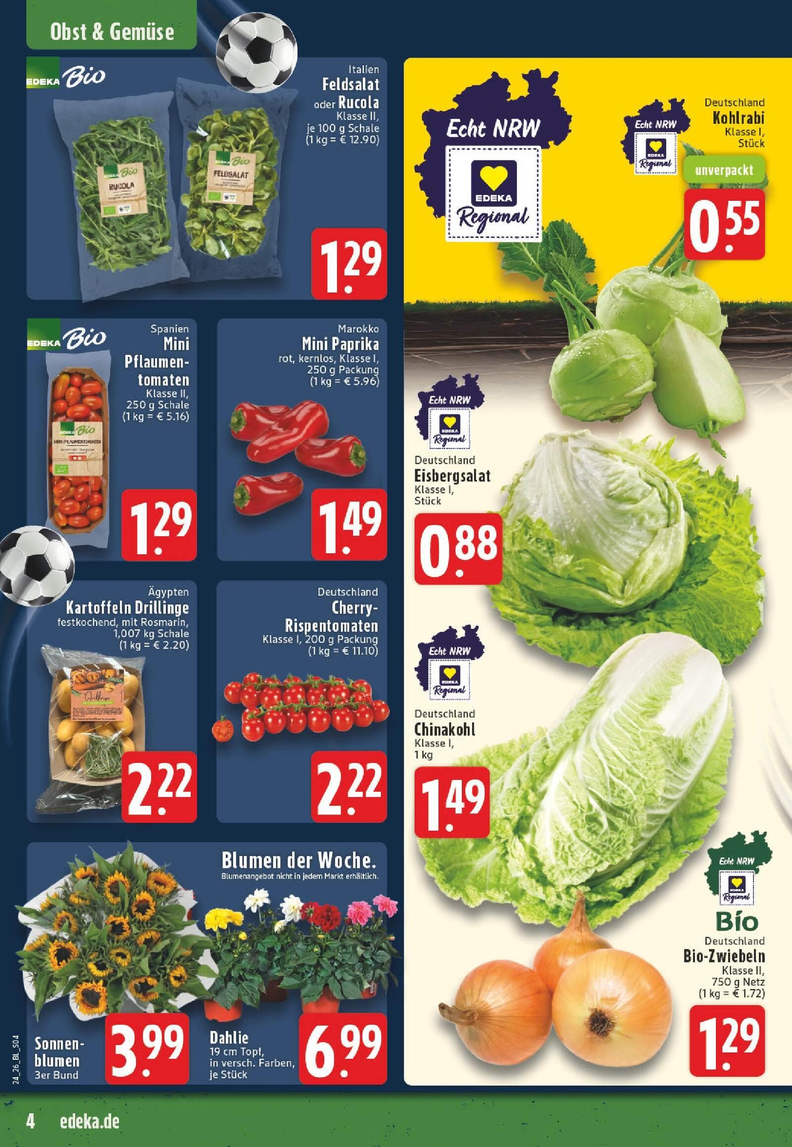 Edeka Prospekt ab Montag - Nordrhein - Westfalen Seite 4