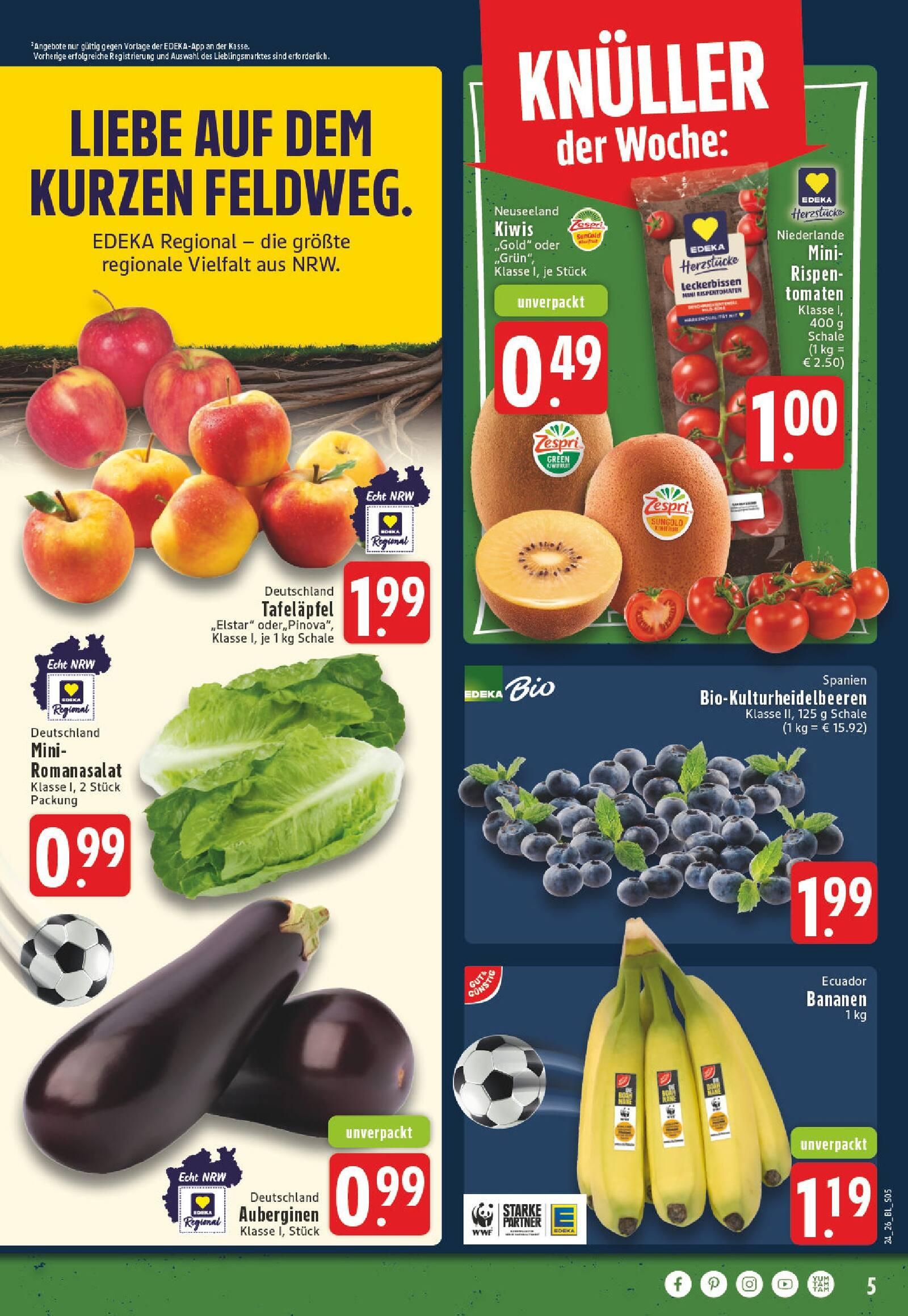 Edeka Prospekt ab Montag - Nordrhein - Westfalen Seite 5