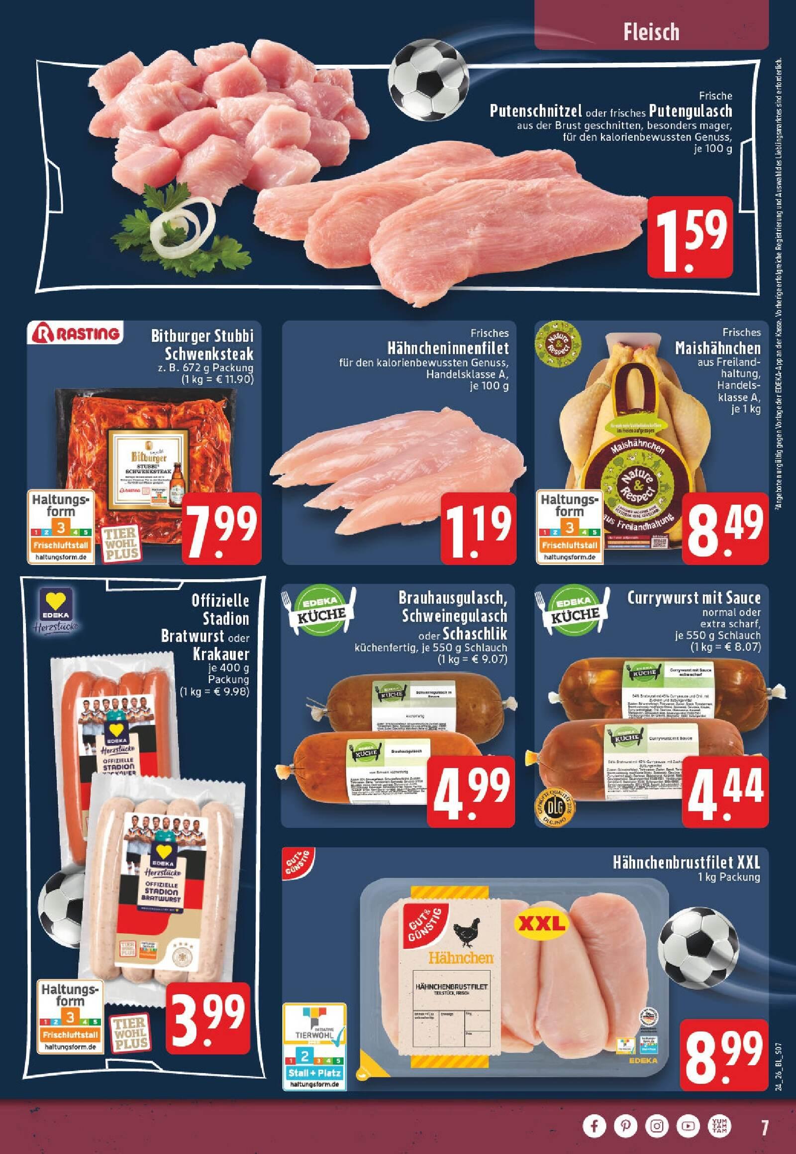 Edeka Prospekt ab Montag - Nordrhein - Westfalen Seite 7