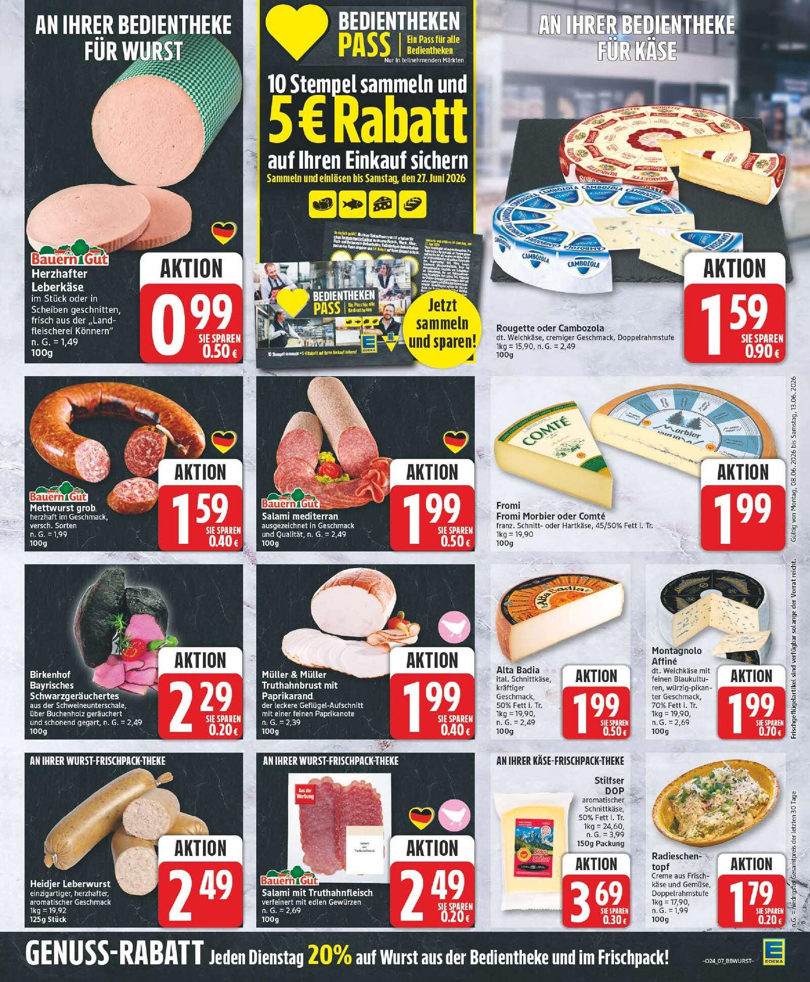 Edeka Prospekt ab Montag - Brandenburg Seite 7