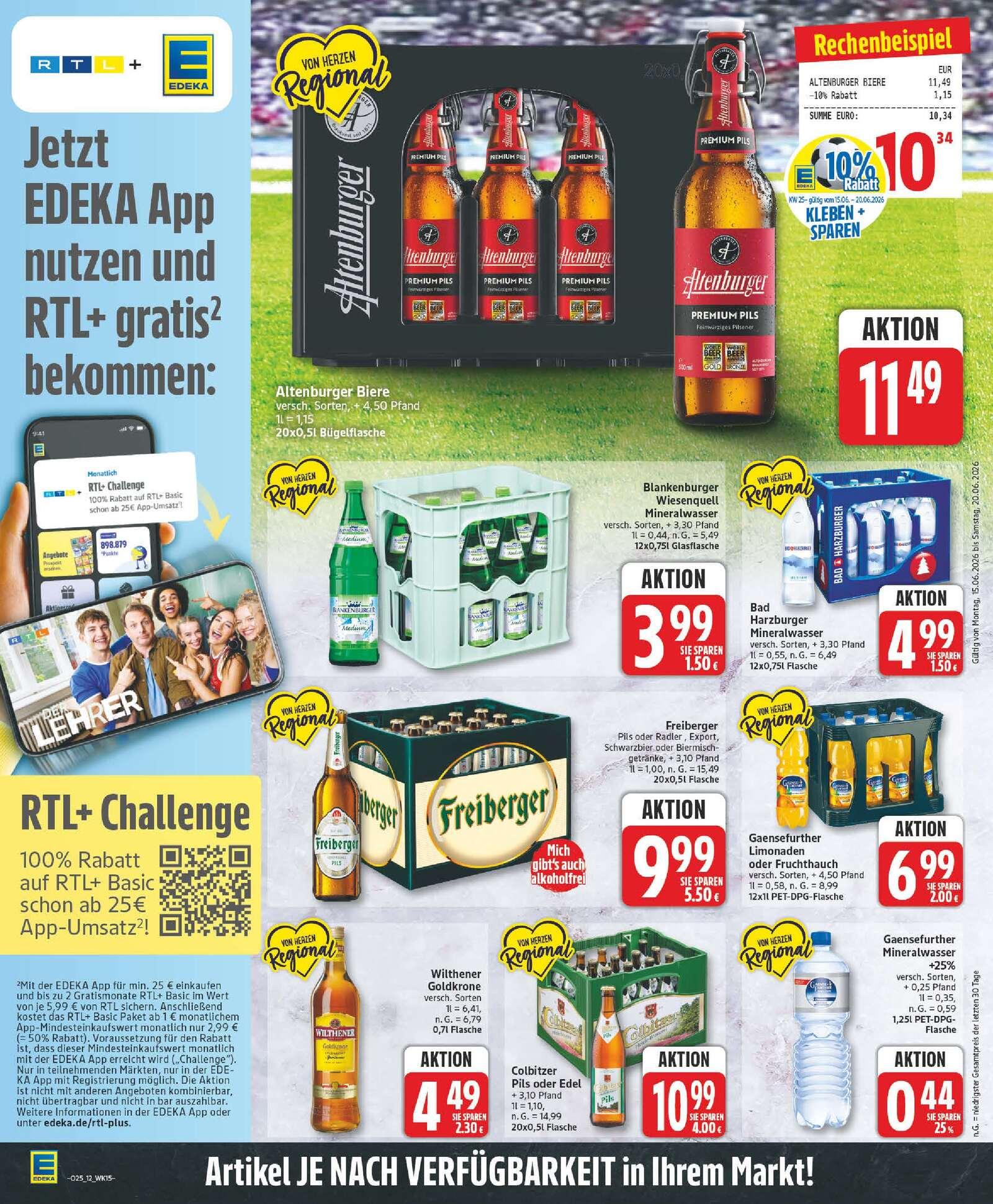 Edeka Prospekt ab Montag - Sachsen-Anhalt Seite 12