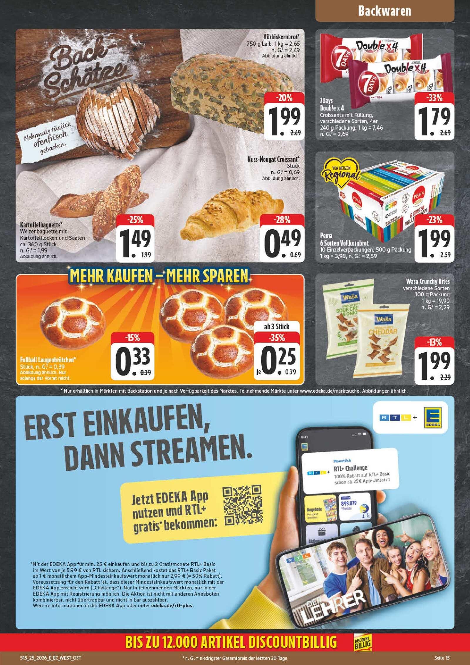 Edeka Prospekt ab Montag - Sachsen Seite 15