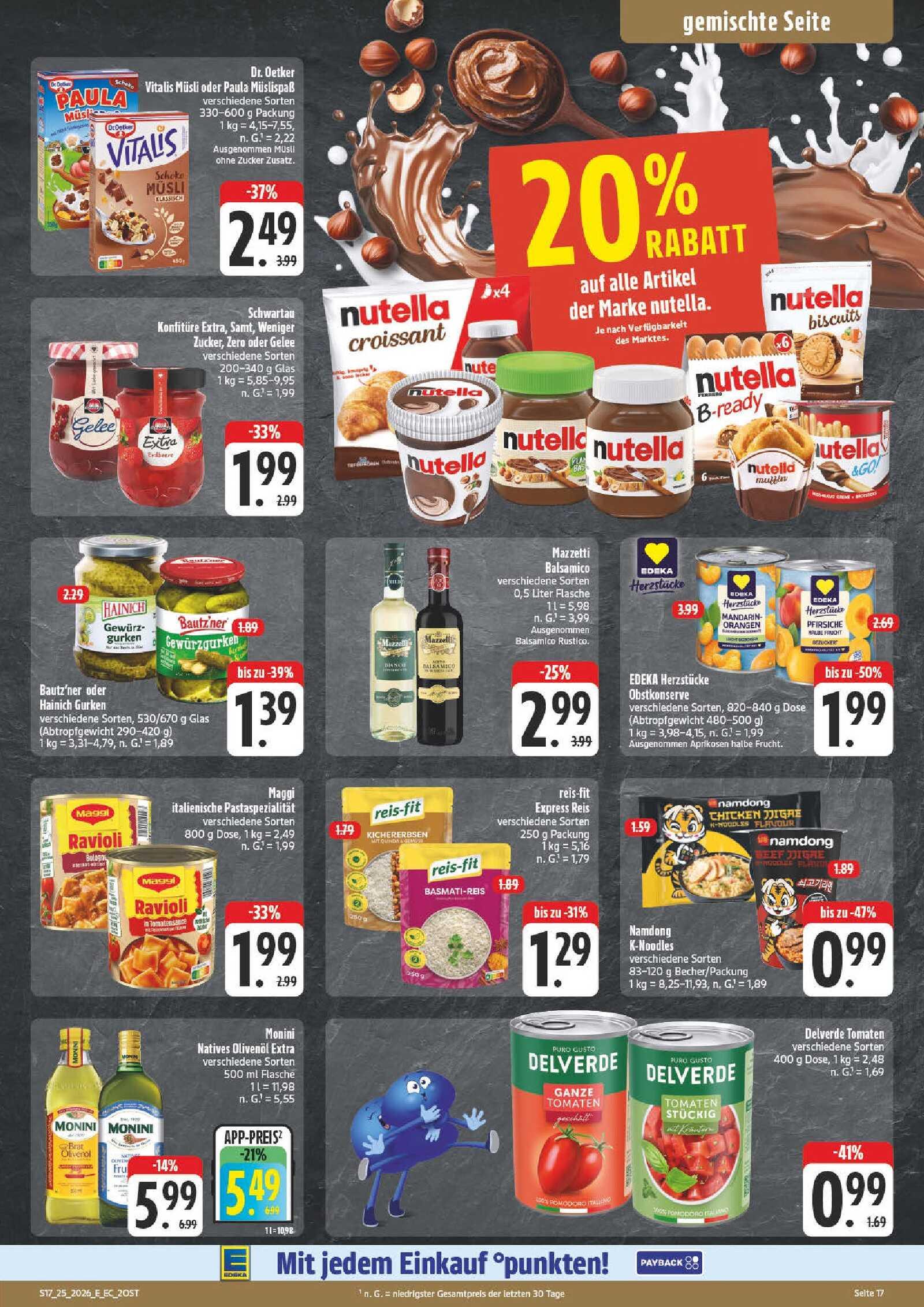 Edeka Prospekt ab Montag - Sachsen Seite 17