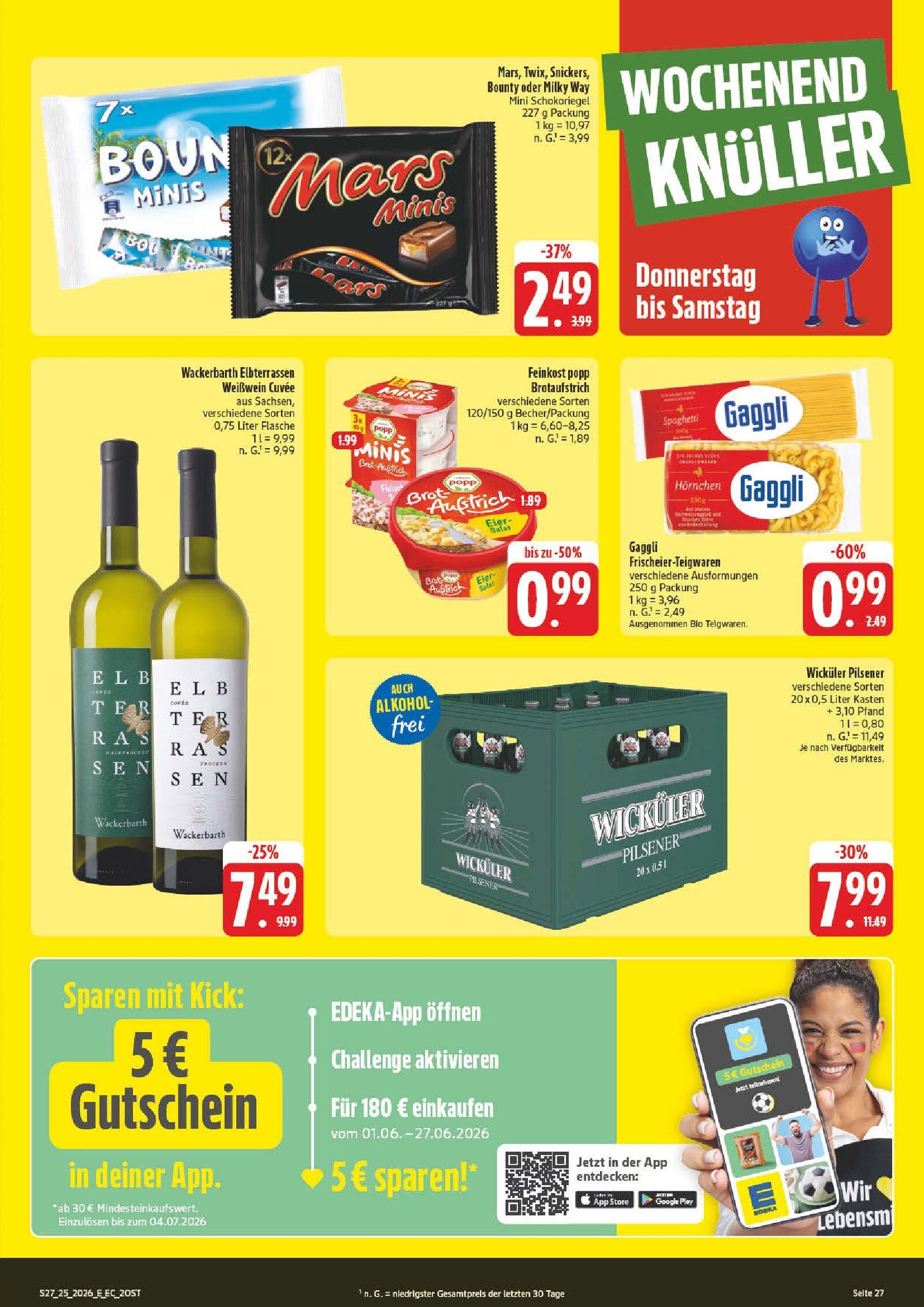 Edeka Prospekt ab Montag - Sachsen Seite 27