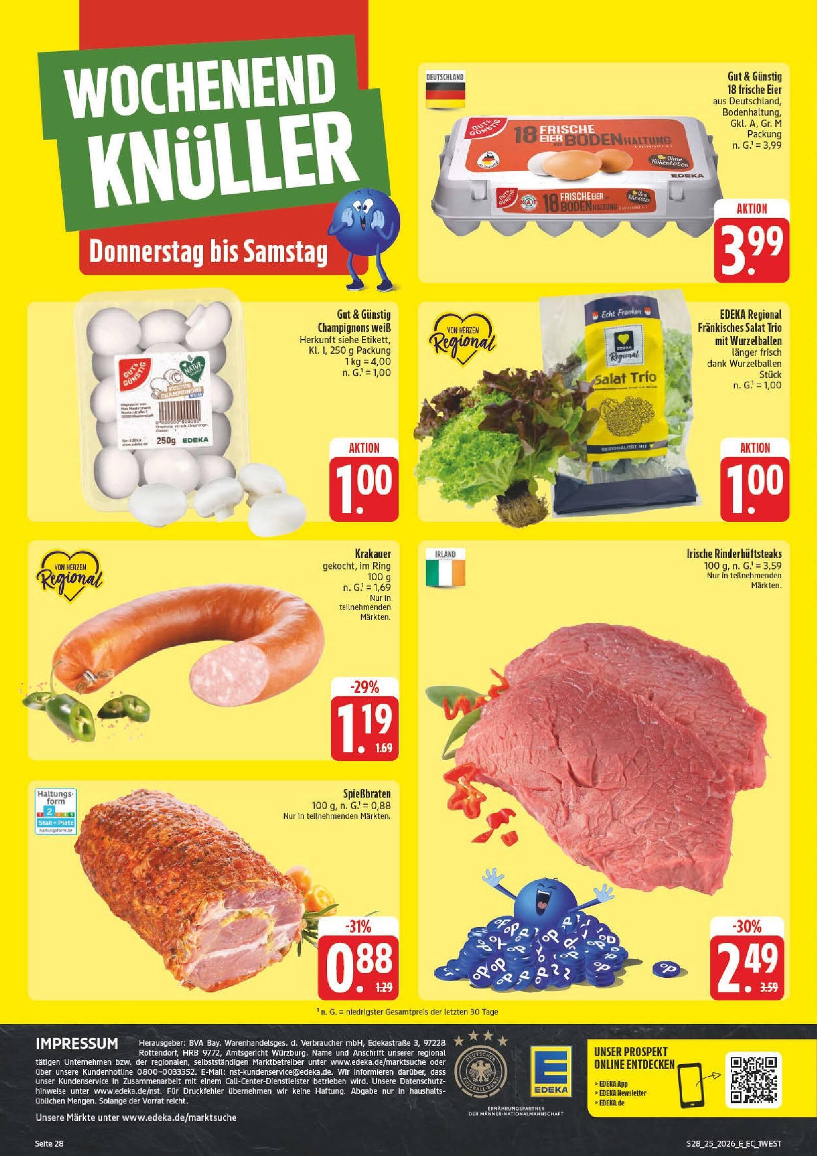 Edeka Prospekt ab Montag - Bayern Nord Seite 28
