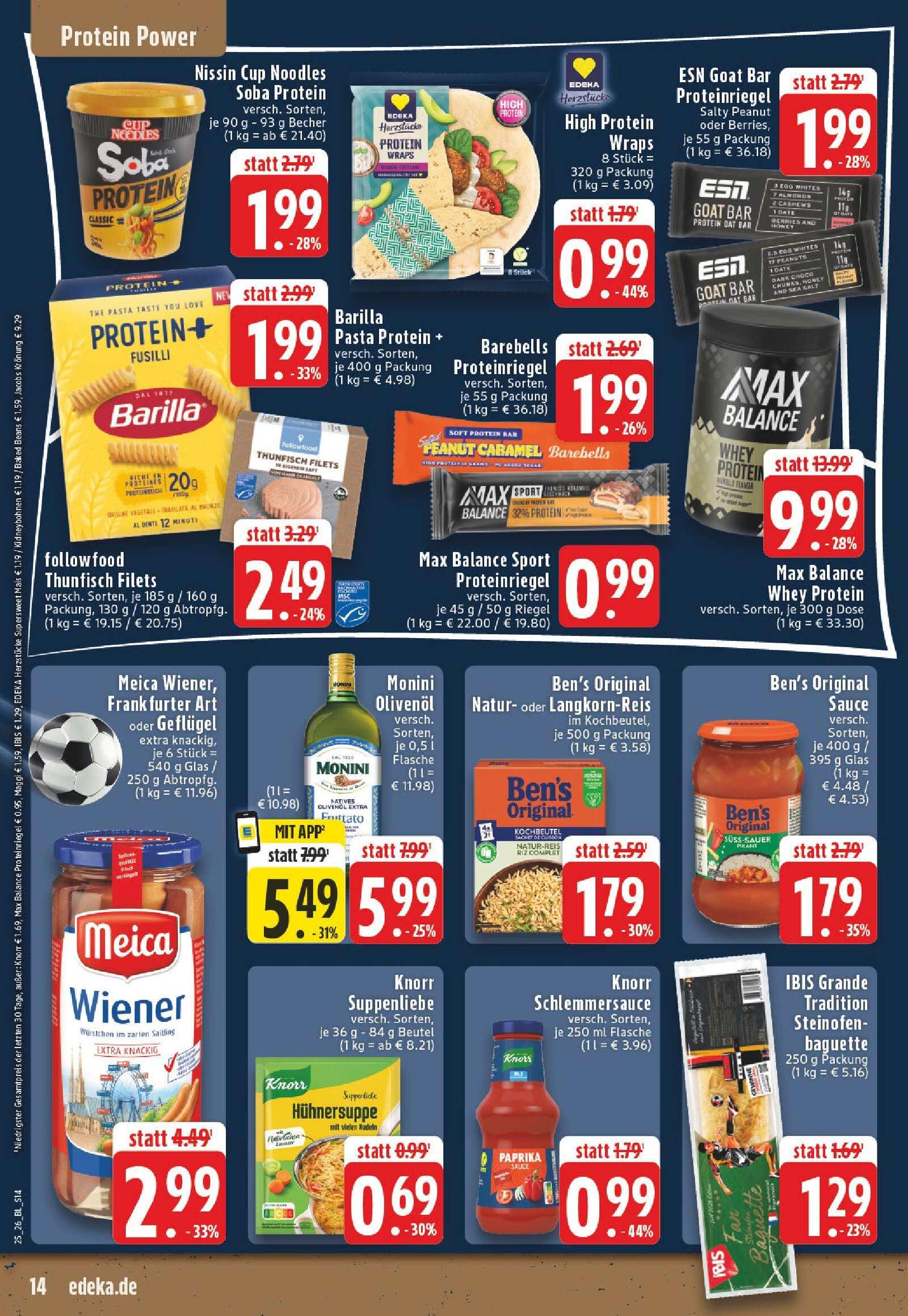 Edeka Prospekt ab Montag - Nordrhein - Westfalen Seite 14